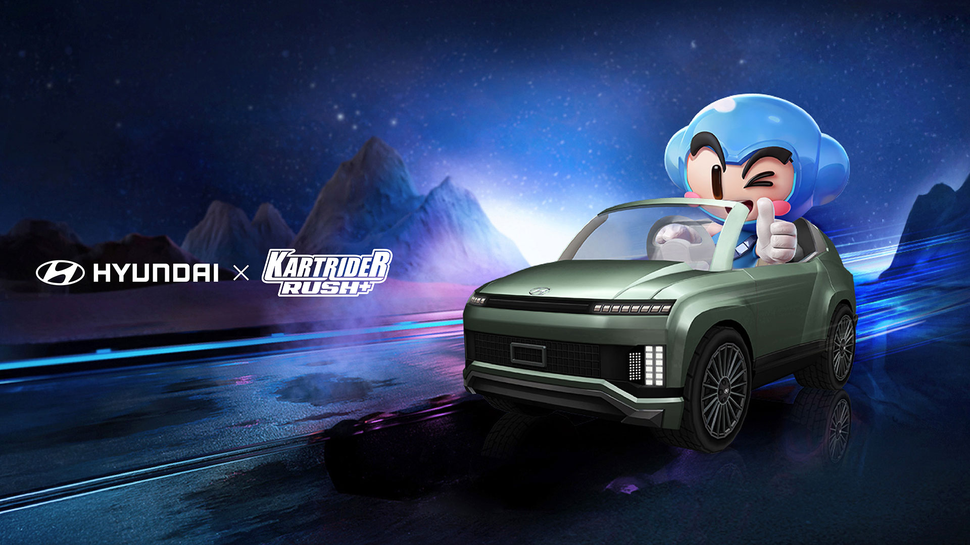 현대자동차 아이오닉 9과 6, 모바일 게임 '카트라이더 러쉬플러스'에서 달린다