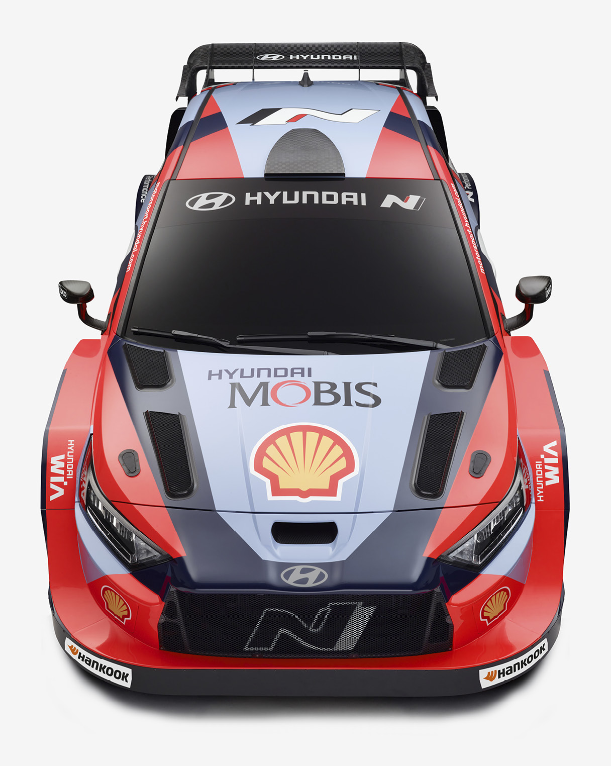 현대 i20 N 랠리1 경주차의 모습