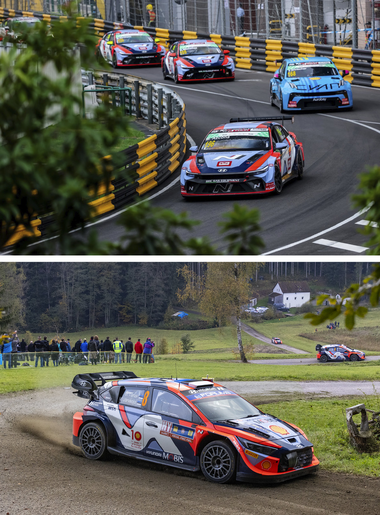 Hyundai Motor Sports Race cars are active all over the world