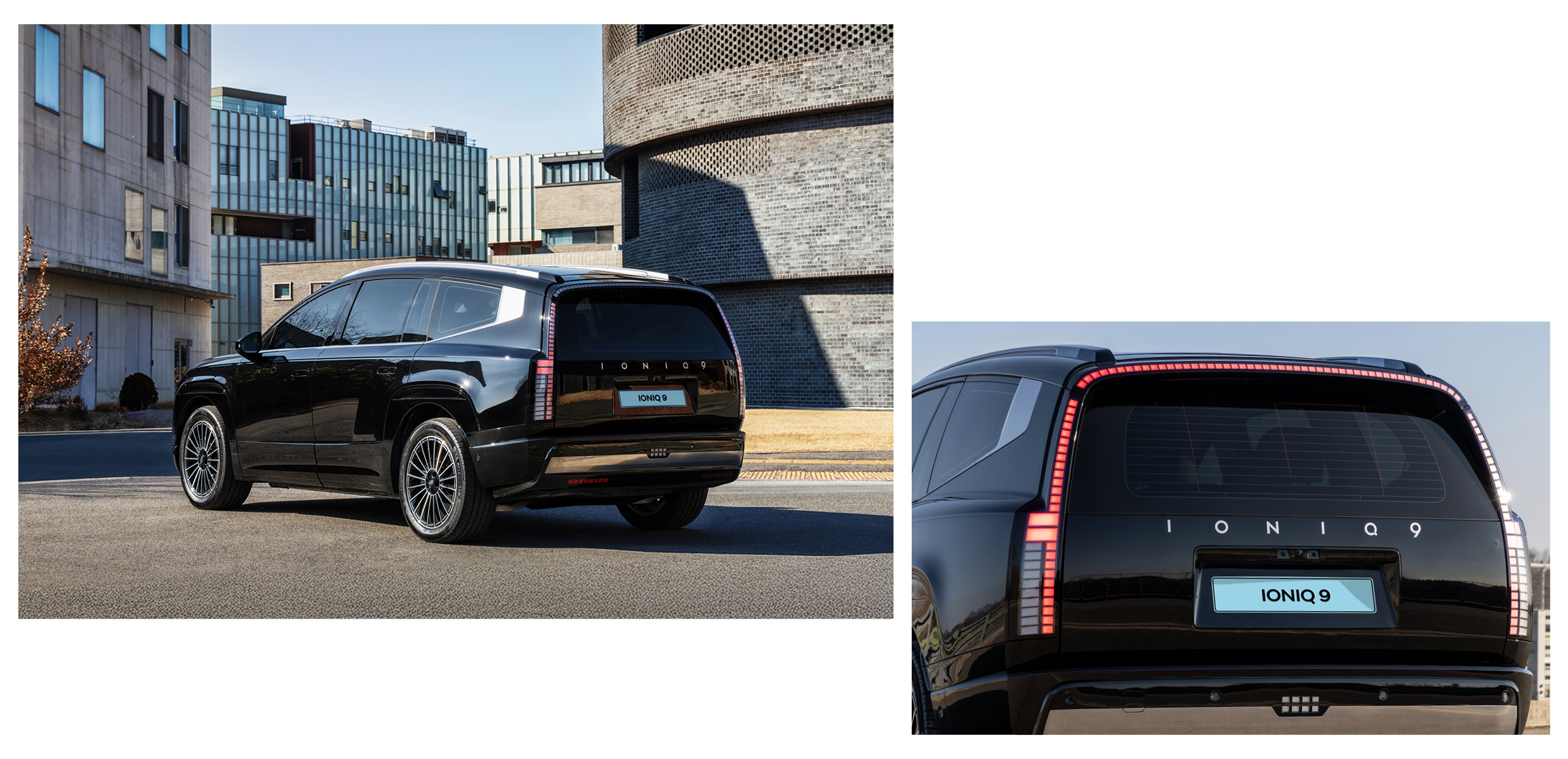 아이오닉 9 후측면