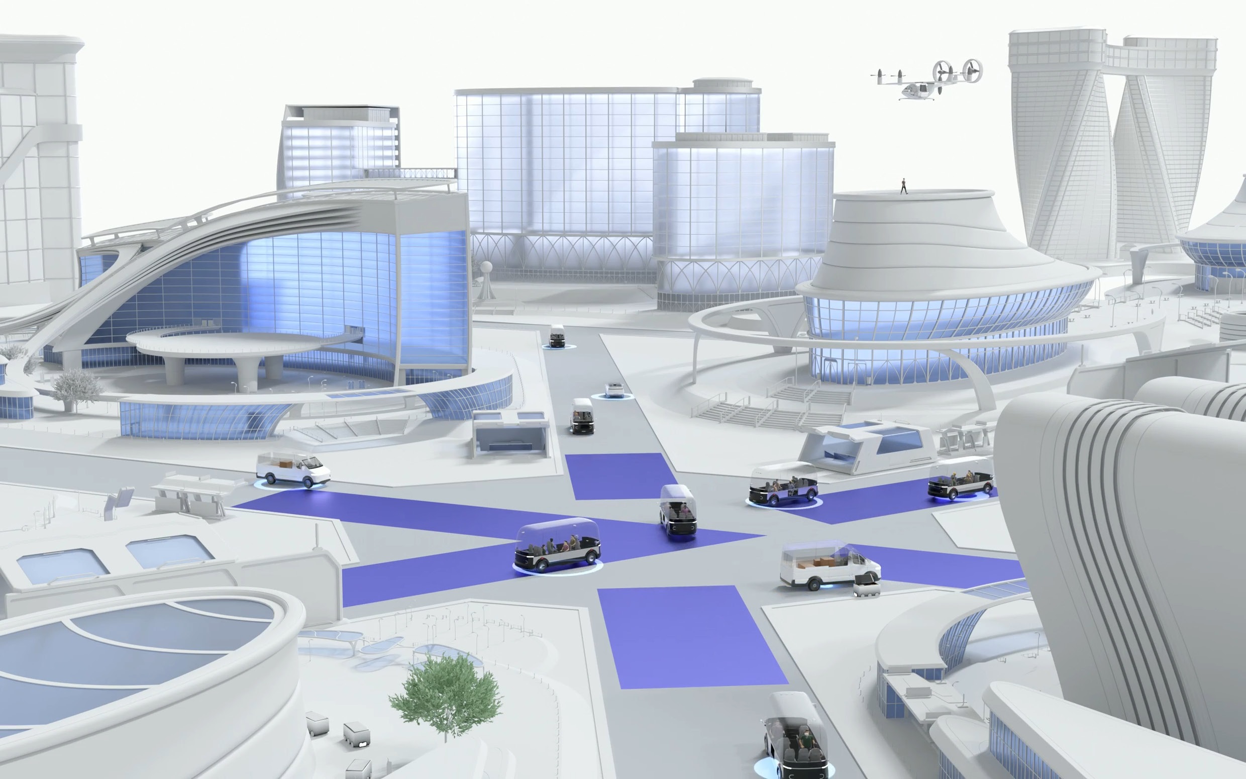 미래 모빌리티 상상도 모습