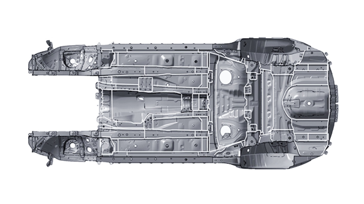 Graphic showing where sealer is applied to the body