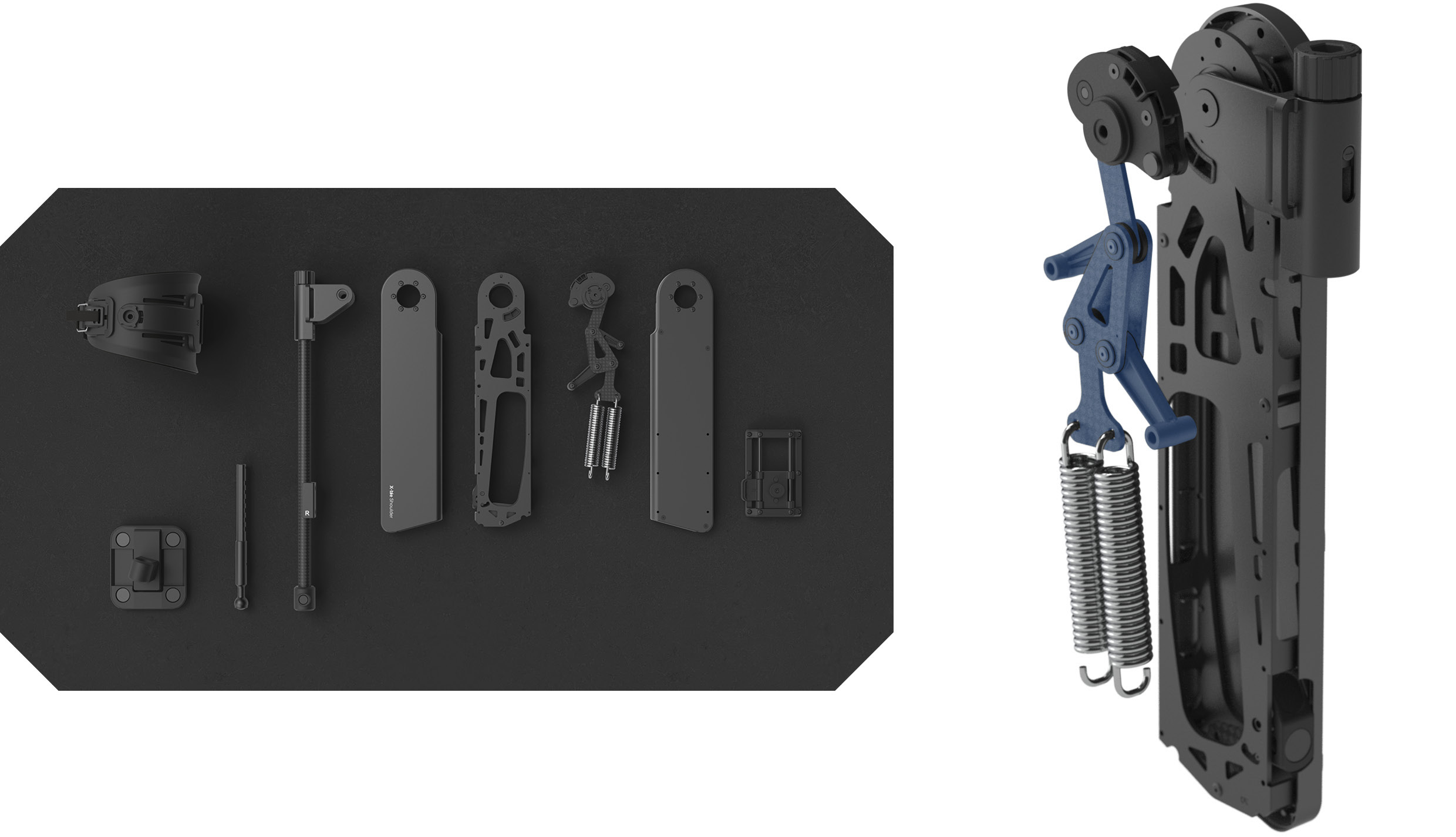 A picture showing the structure of the X-ble Shoulder