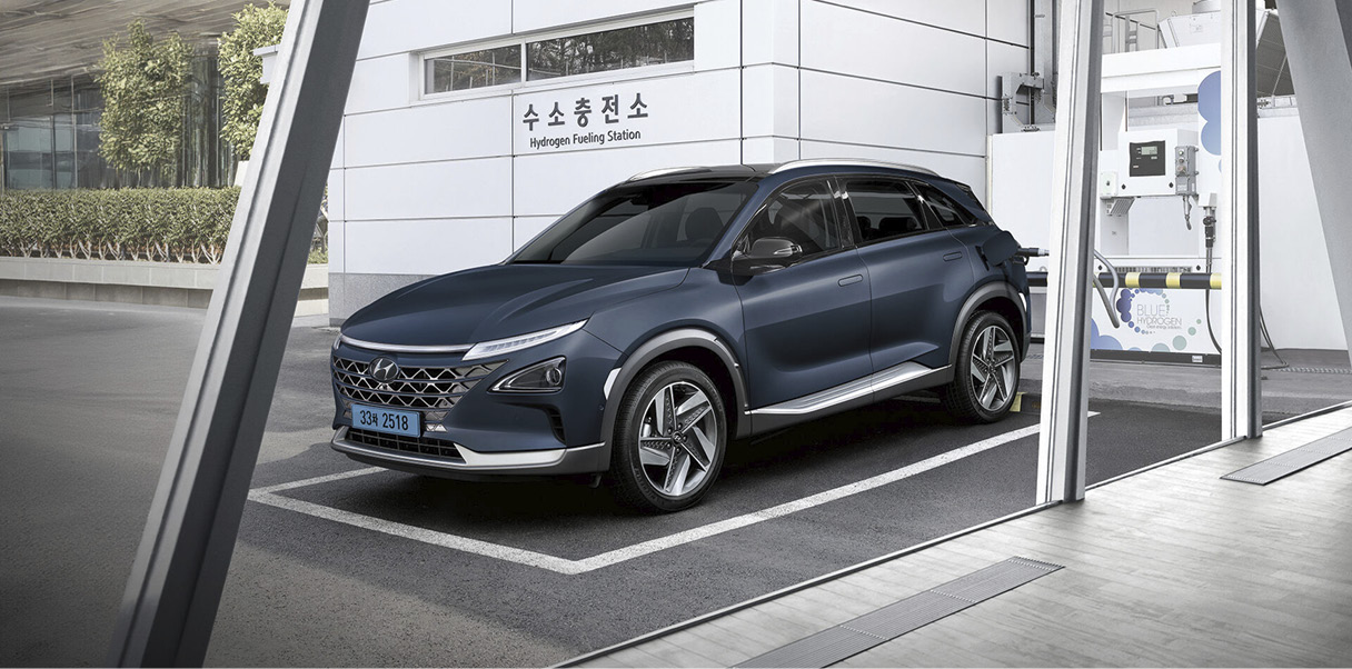 Hyundai Nexo Using Carbon Composite Hydrogen Tank