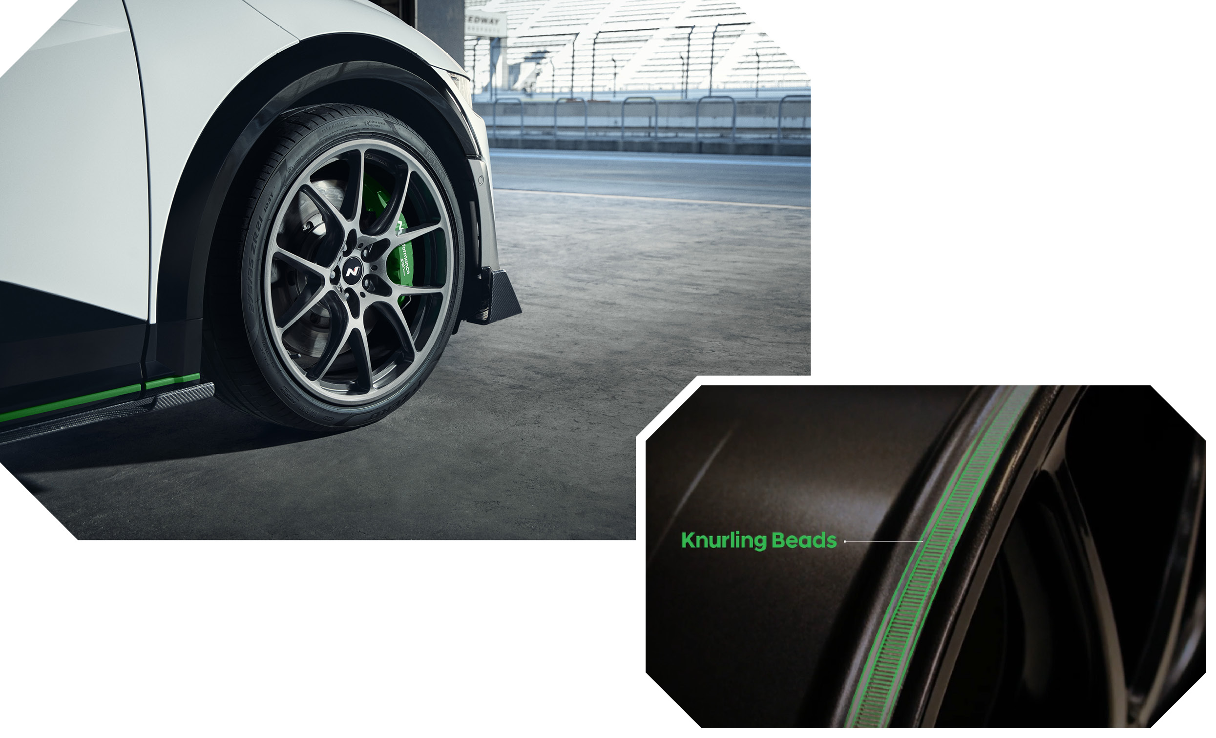 아이오닉 5 N DK 에디션의 휠 모습