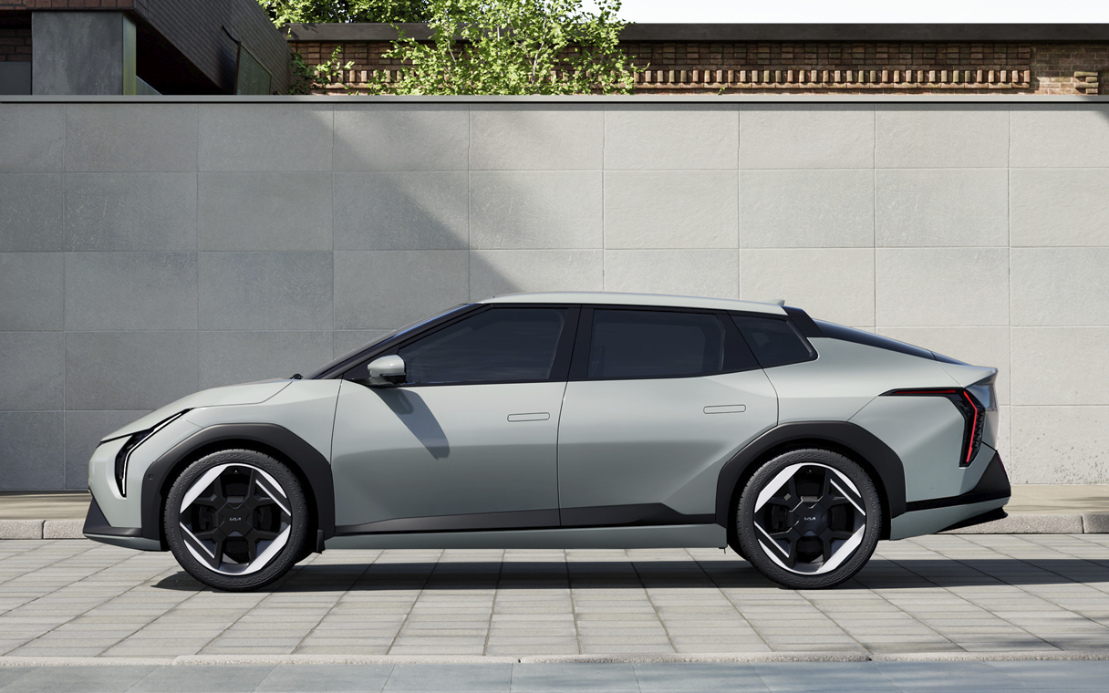 Side View of Kia EV4