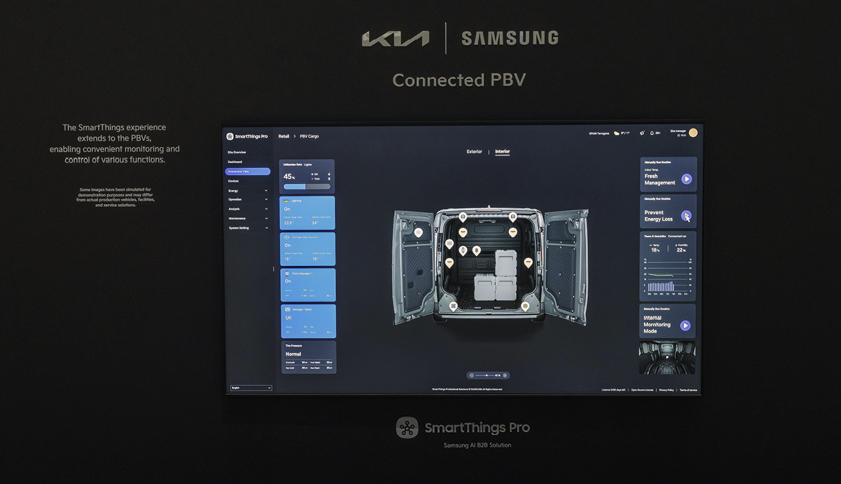 기아와 삼성전자 협업 내용 모습