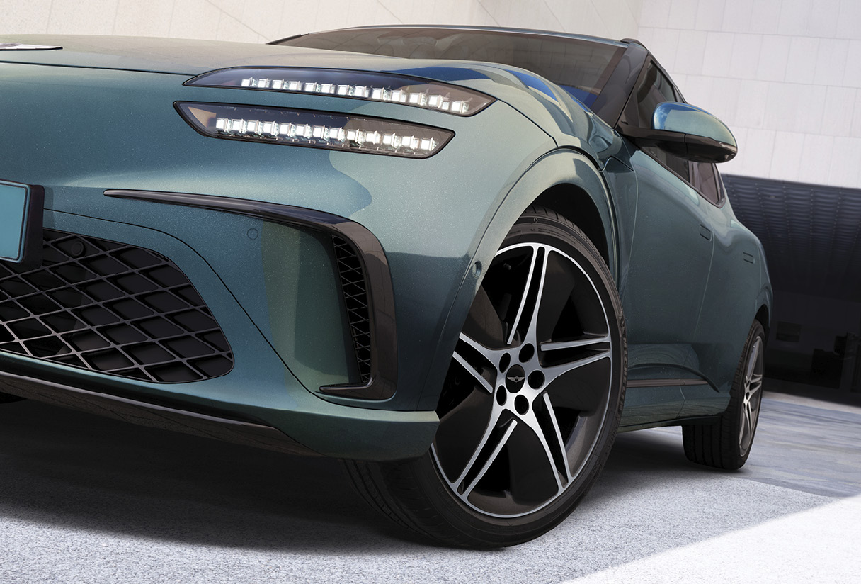 제네시스 GV60 앞모습