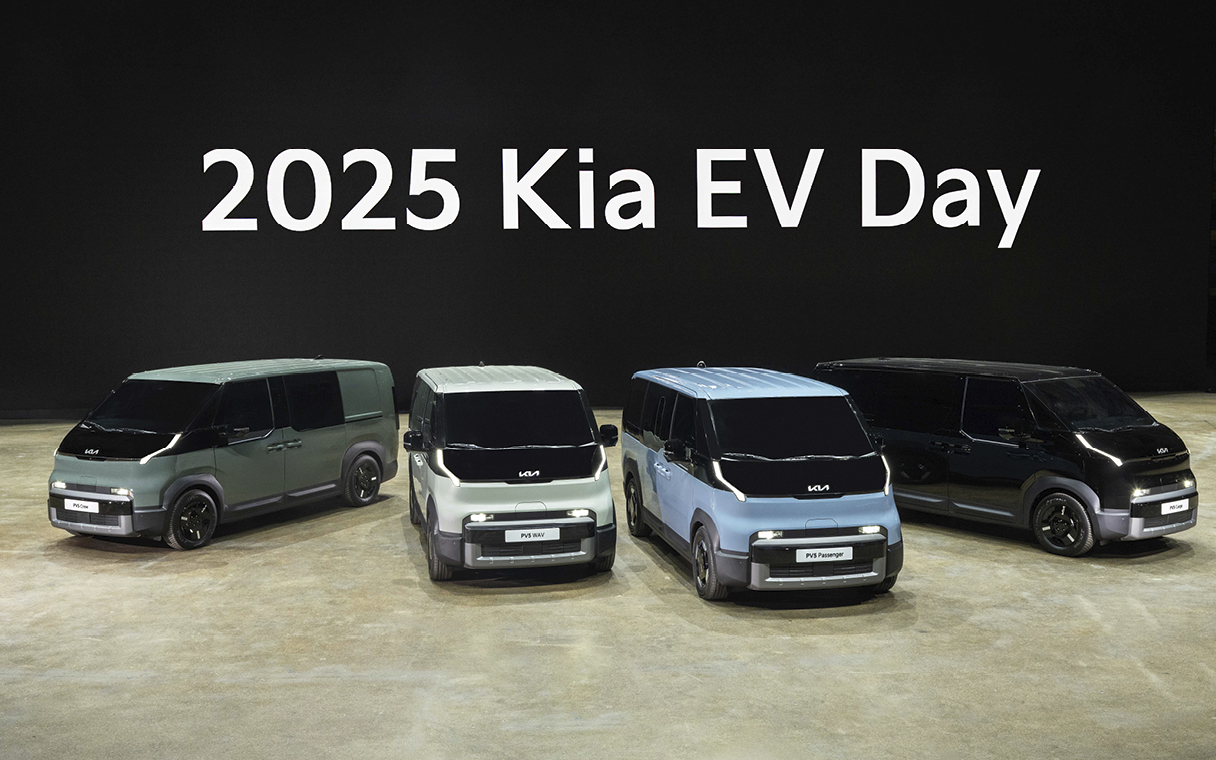 기아 EV 데이에서 공개된 PV5의 모습