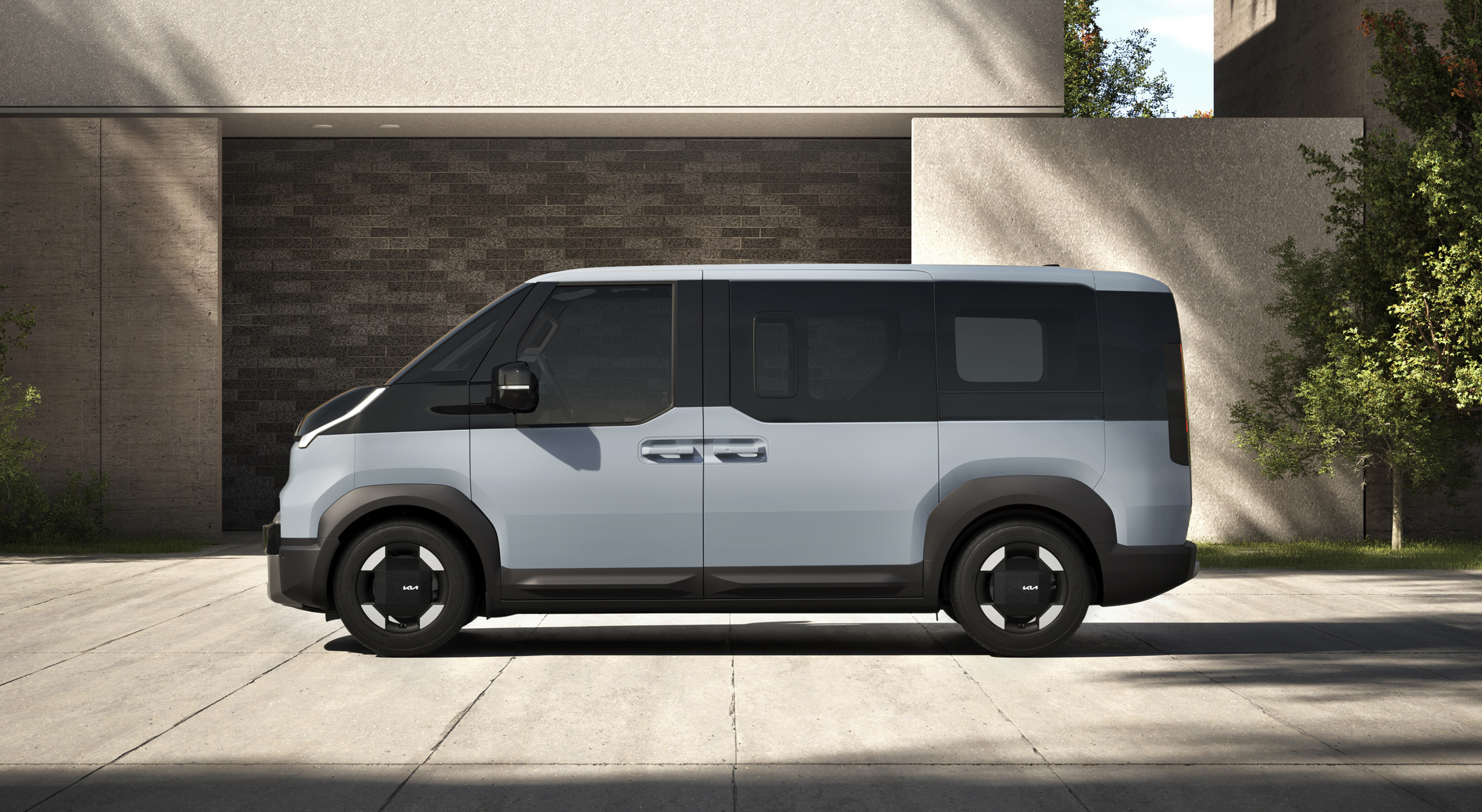 기아 PV5의 측면 모습