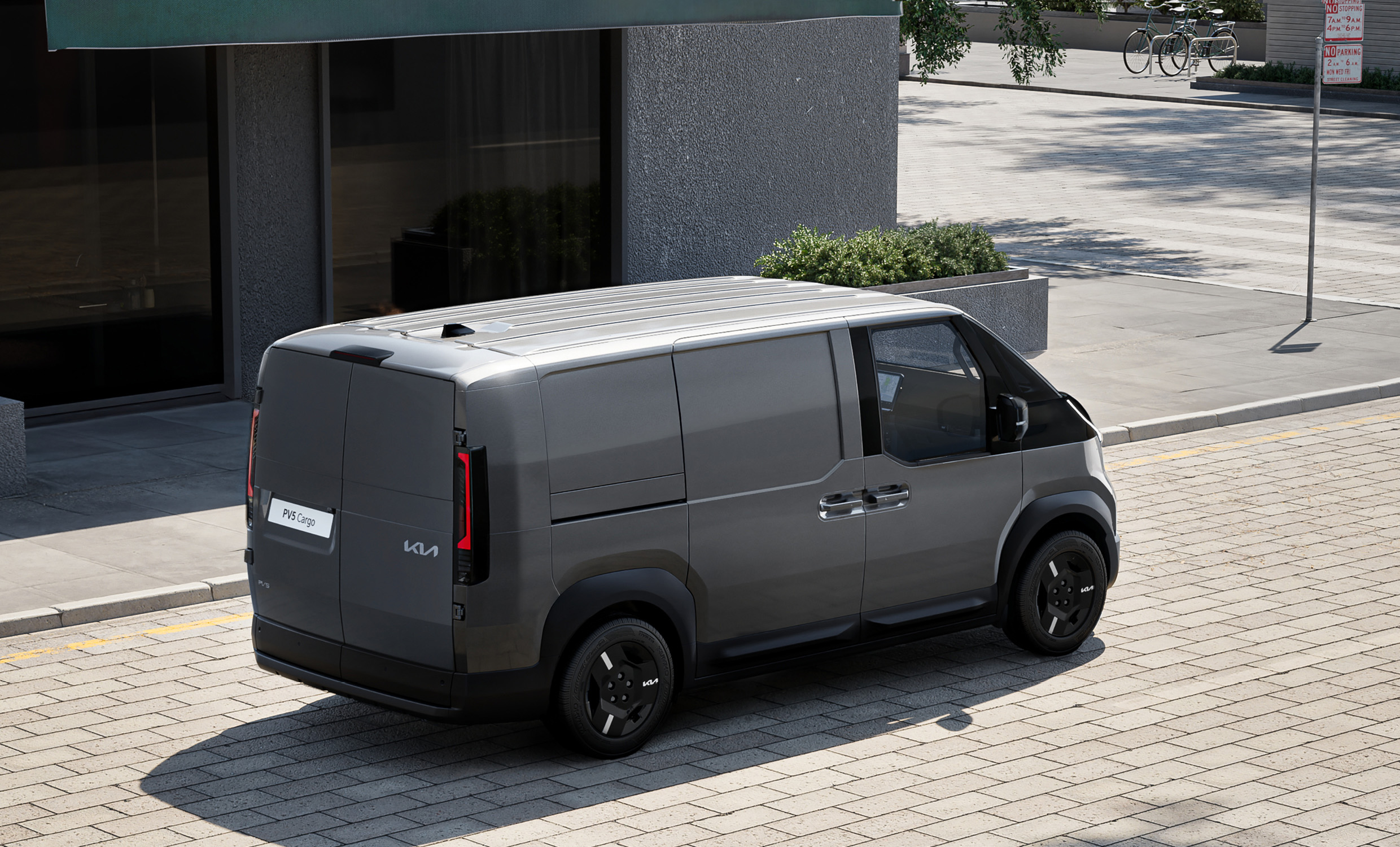 PV5 카고의 후측면 사진