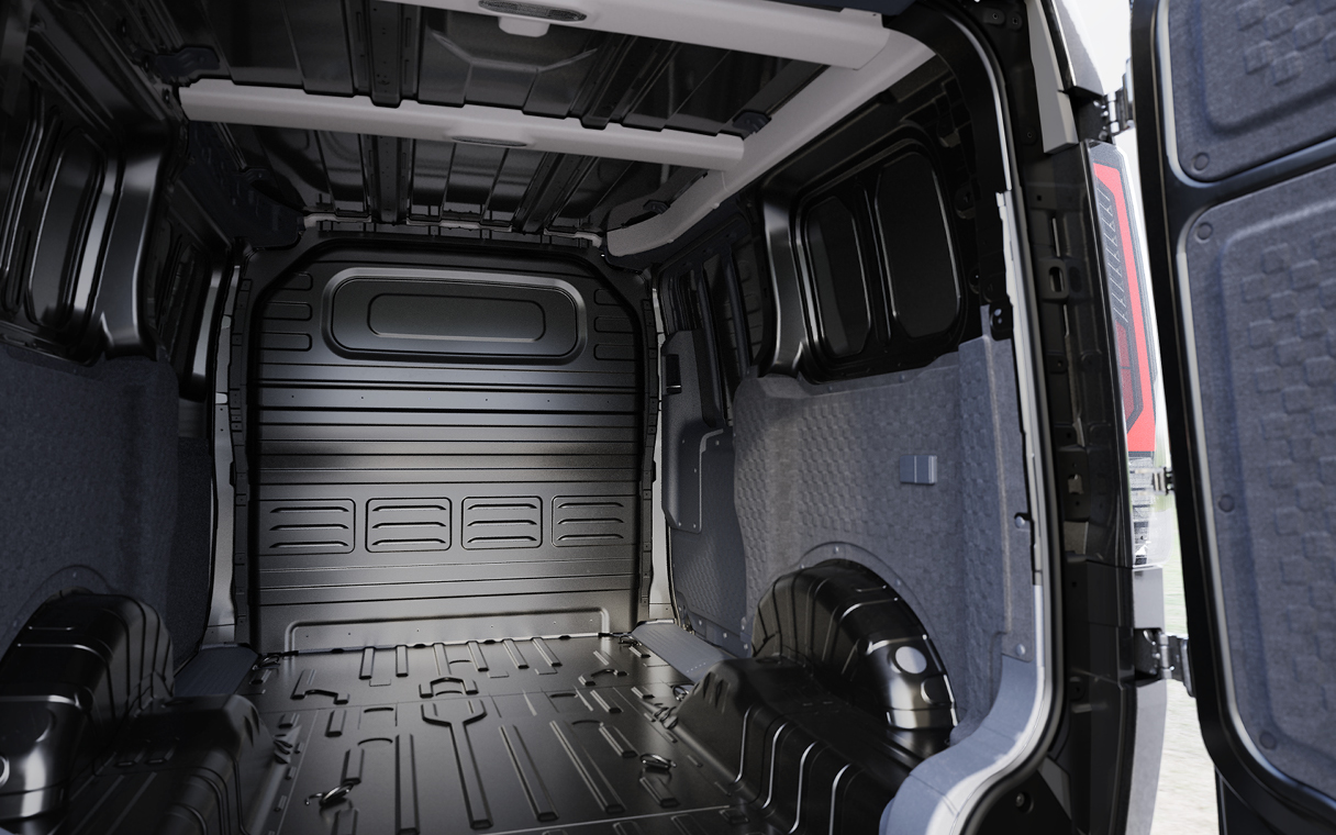 PV5 카고의 실내 적재함 모습