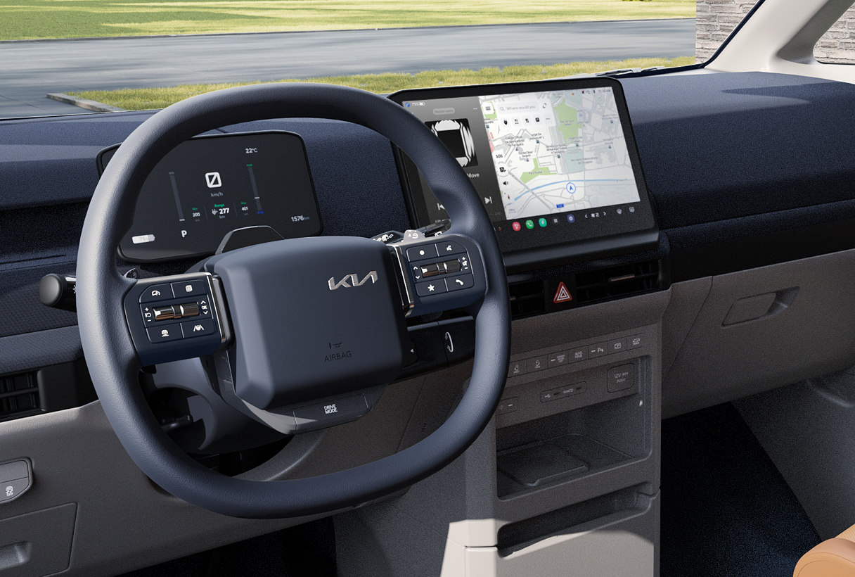 기아 PV5 실내 운전석 모습