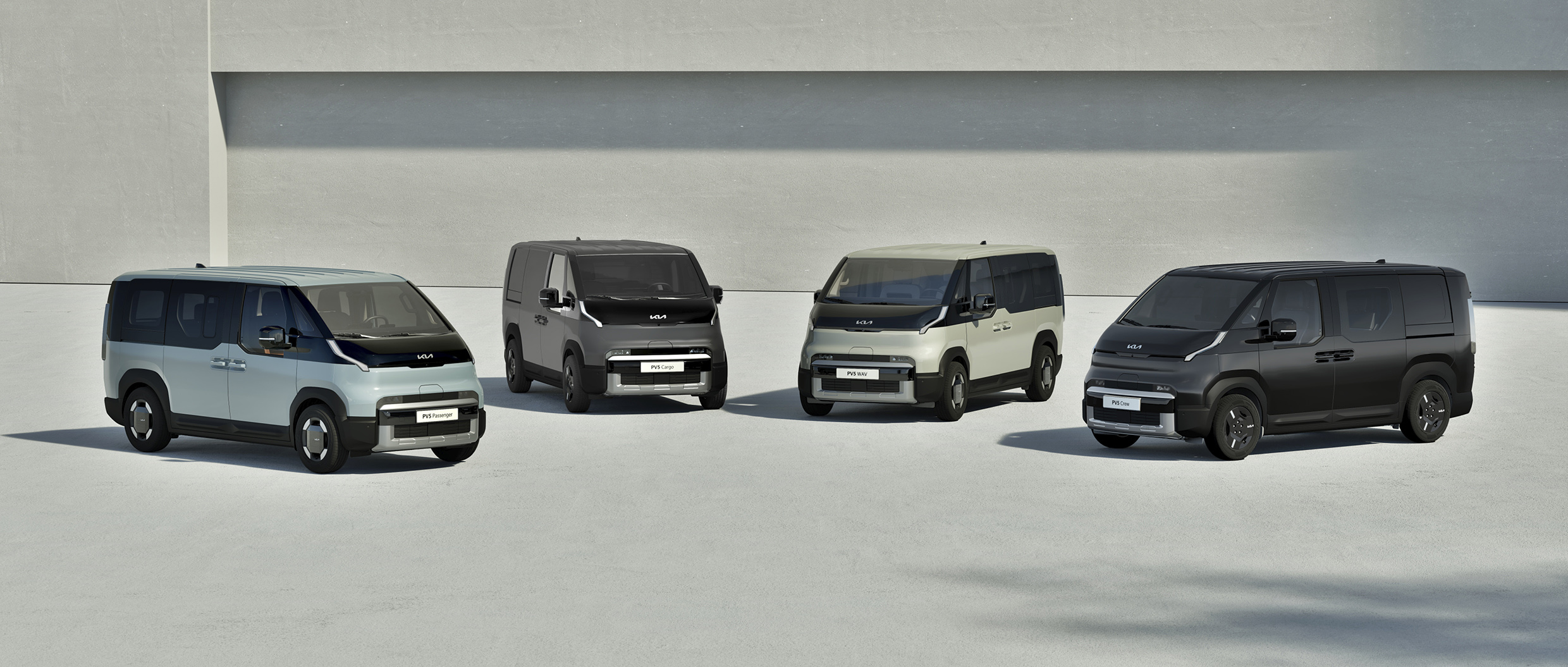 기아 PV5 라인업의 모습