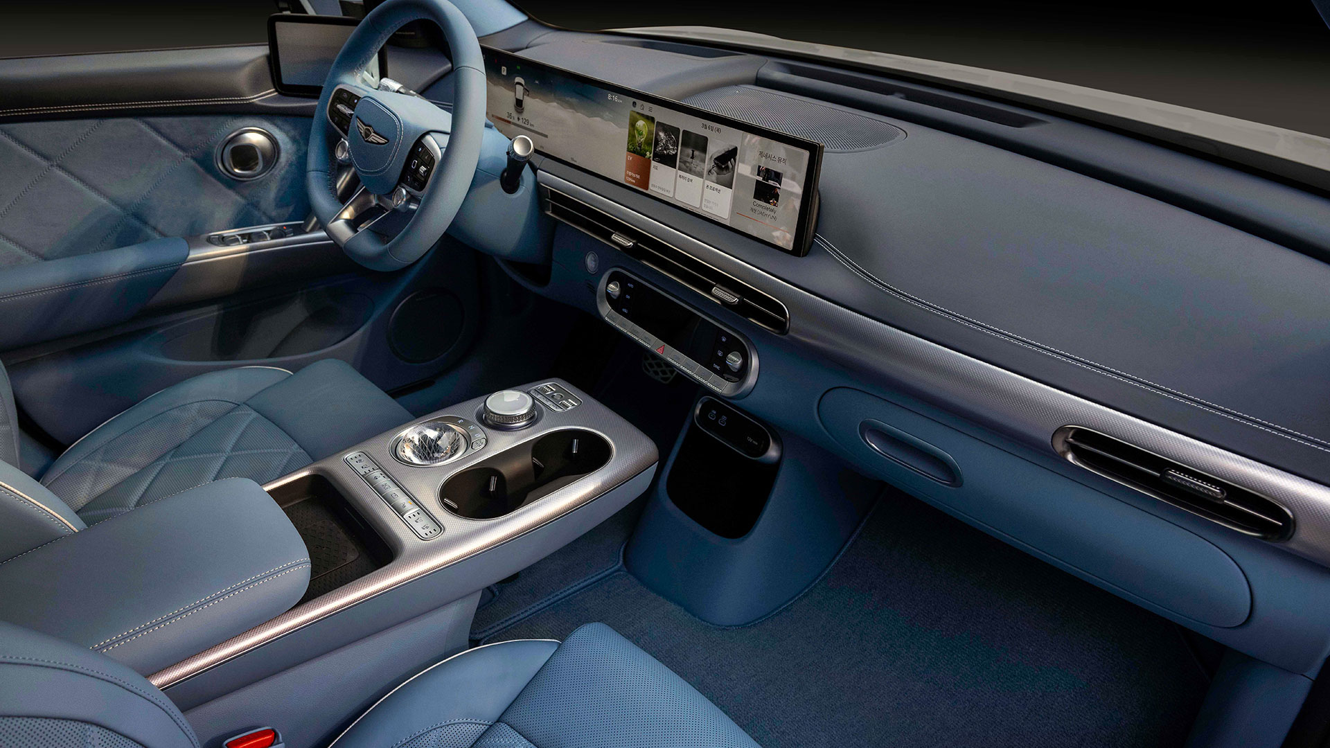 GV60 부분변경 모델 특별 전시 현장사진