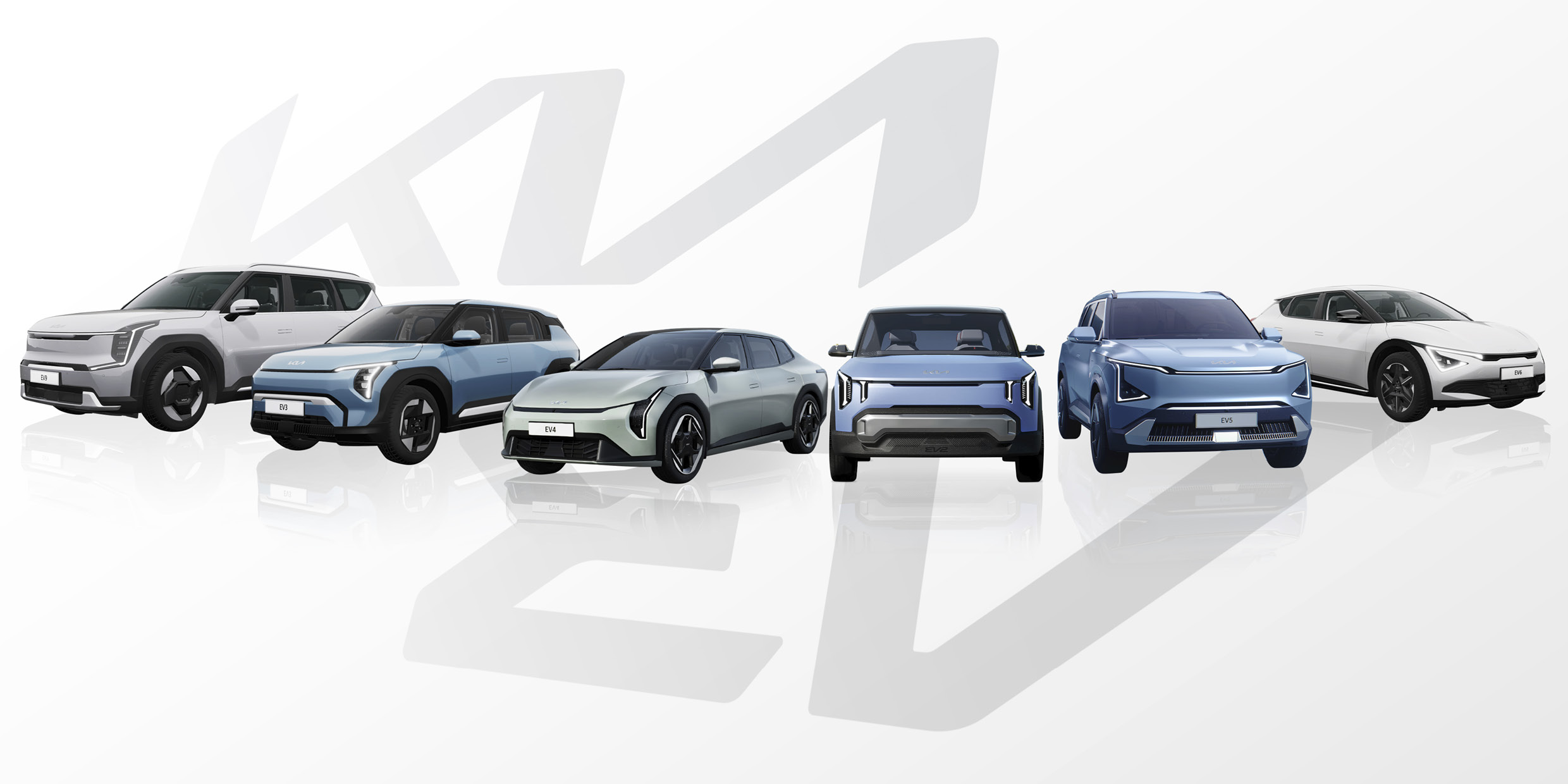 기아 EV 라인업의 모습