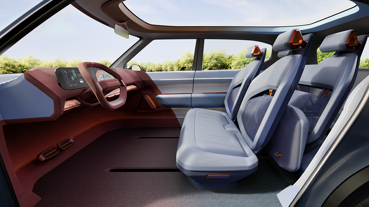 Interior of Kia Concept EV2