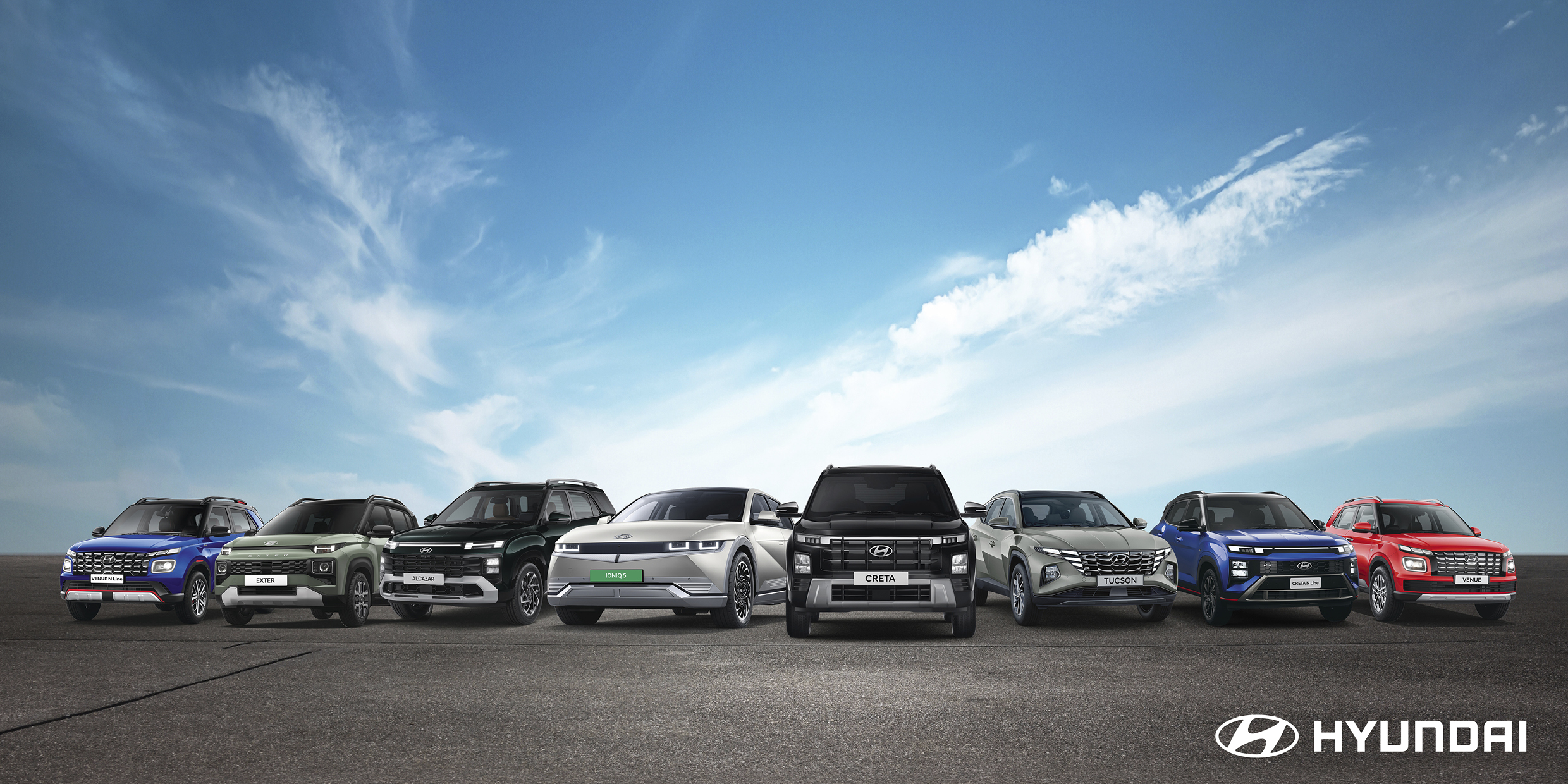 Vehicle Lineup of Hyundai Motor India