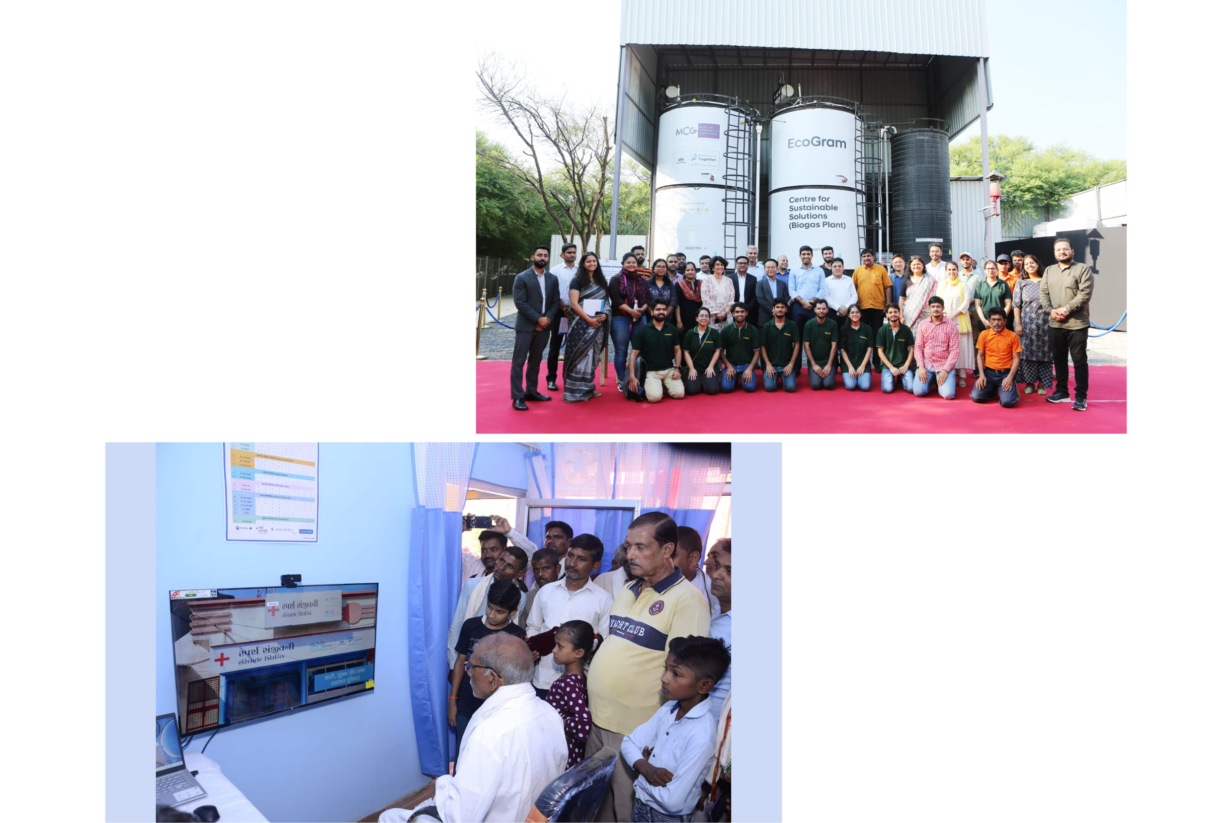 현대차 인도 내 사회공헌 활동 기념촬영