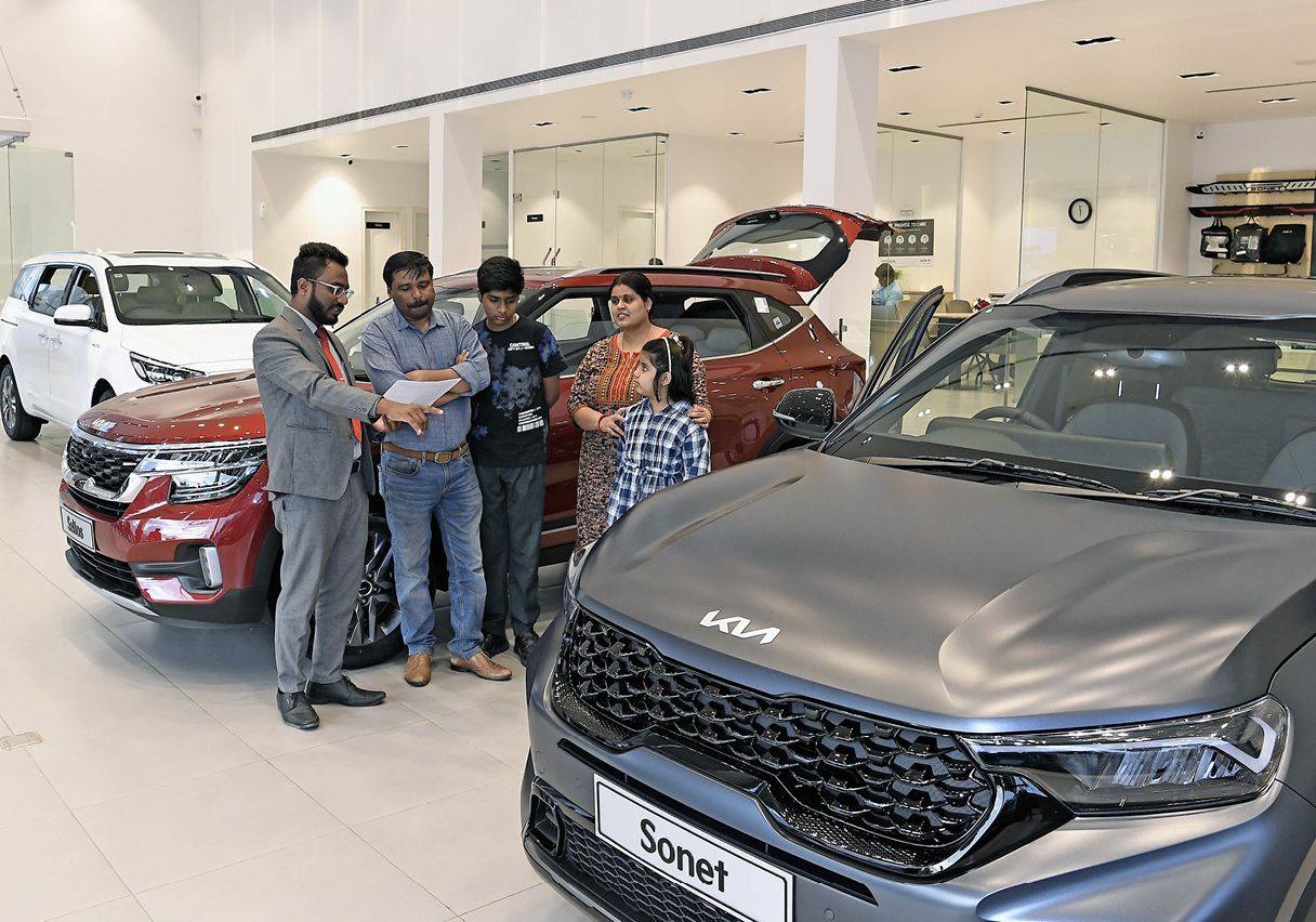 기아 인도 전시장