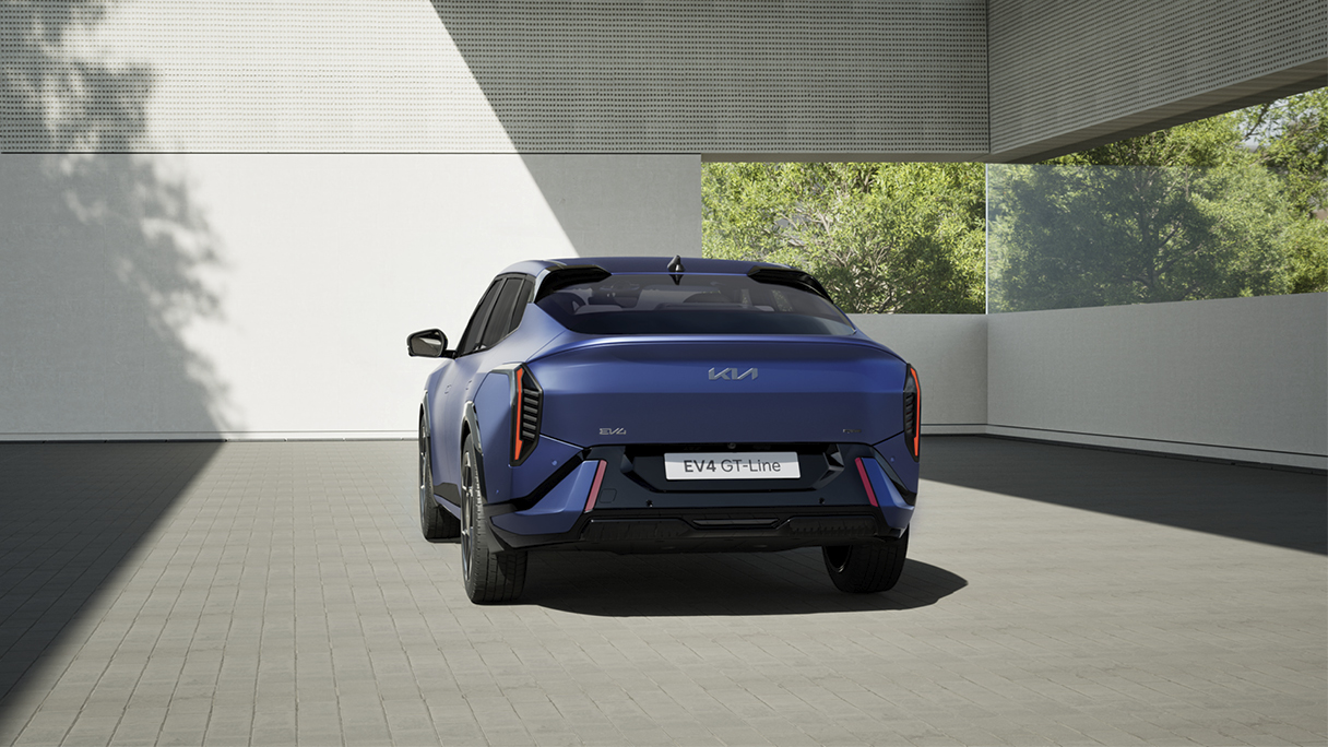 기아 EV4의 뒷모습