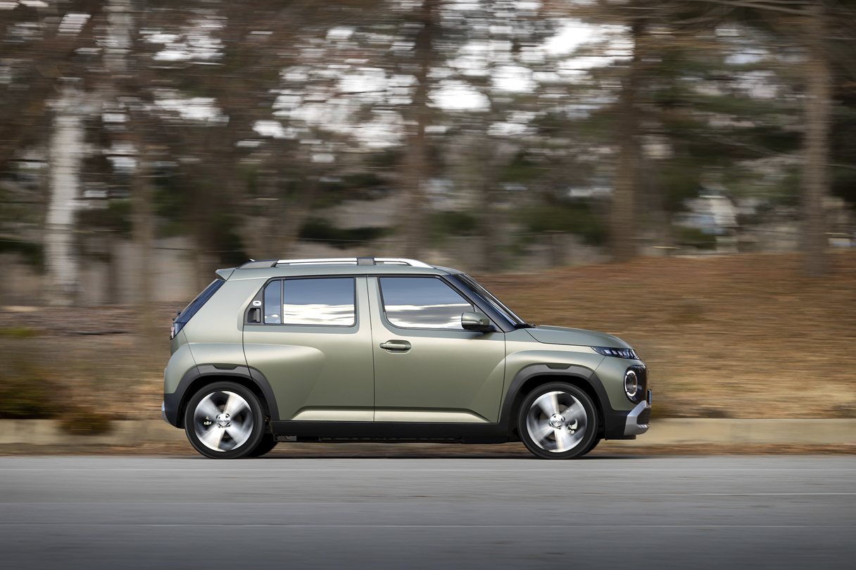 현대차 캐스퍼 일렉트릭의 주행 모습