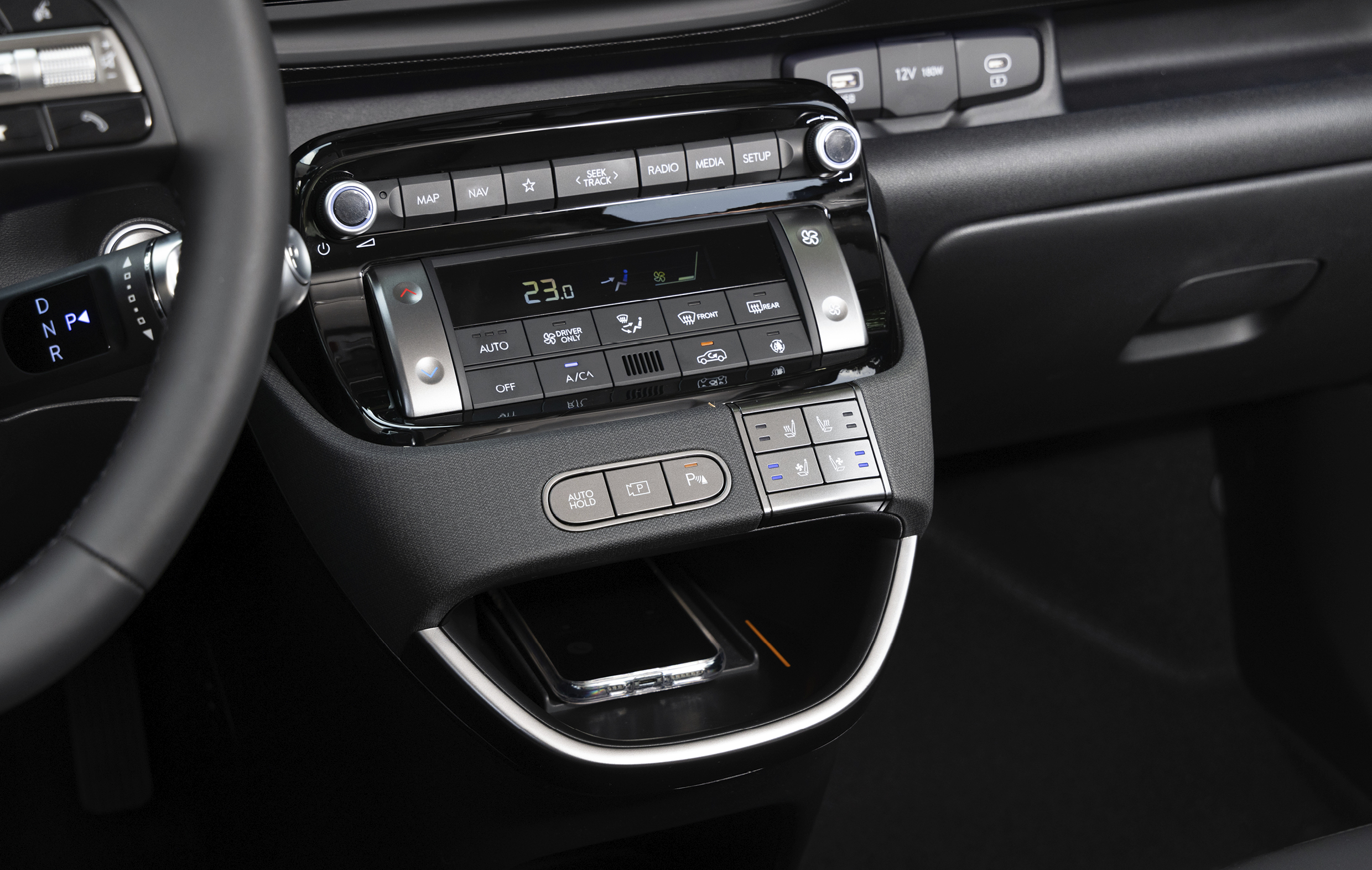 현대차 캐스퍼 일렉트릭의 센터페시아 모습