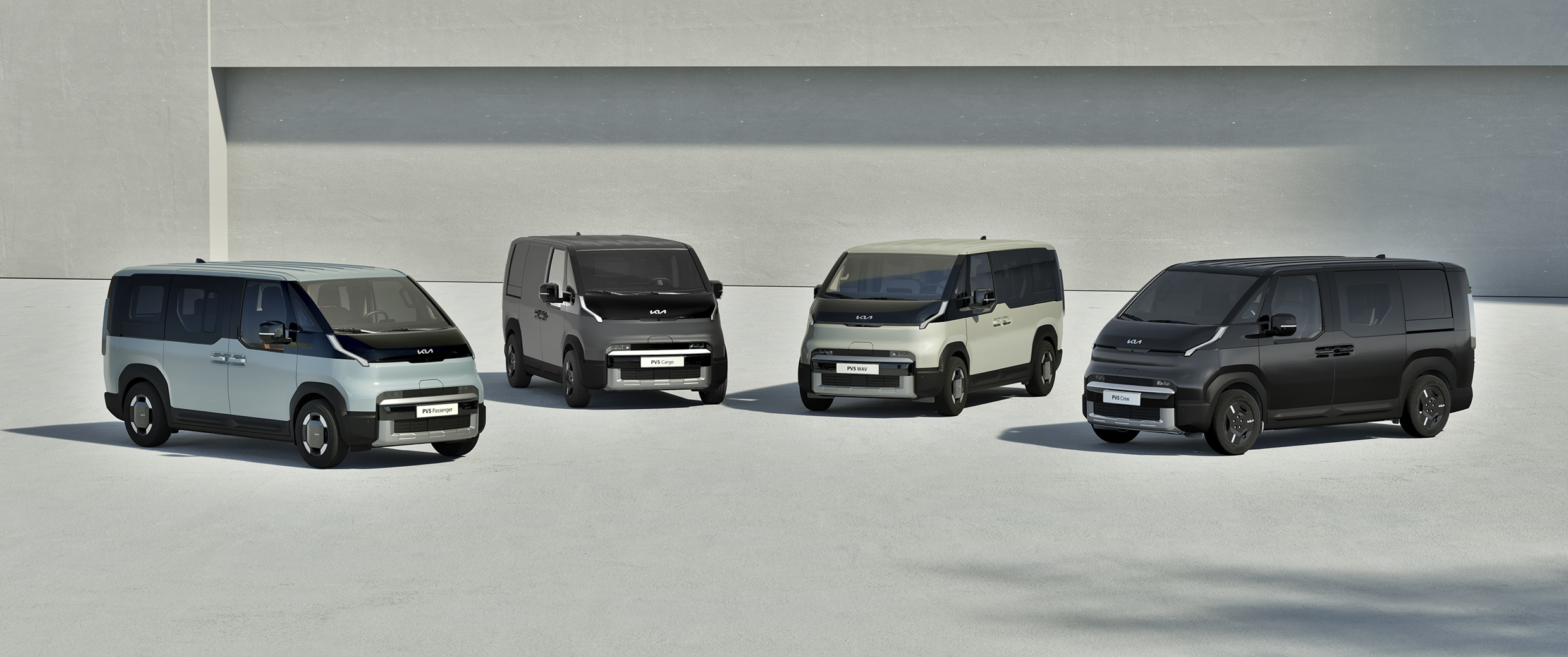 Kia PV5 with flexible body system