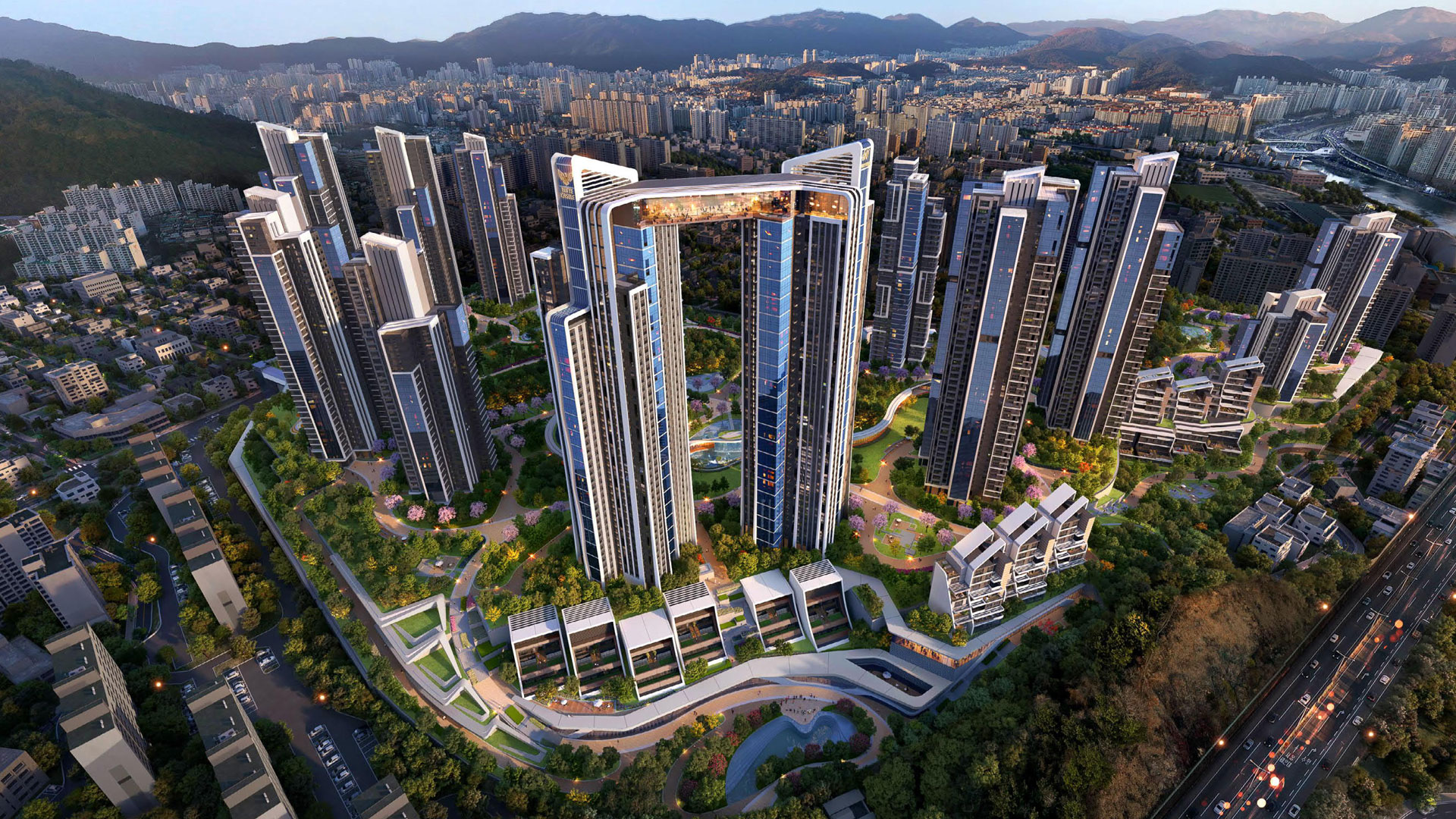 부산 연산5구역 조감도