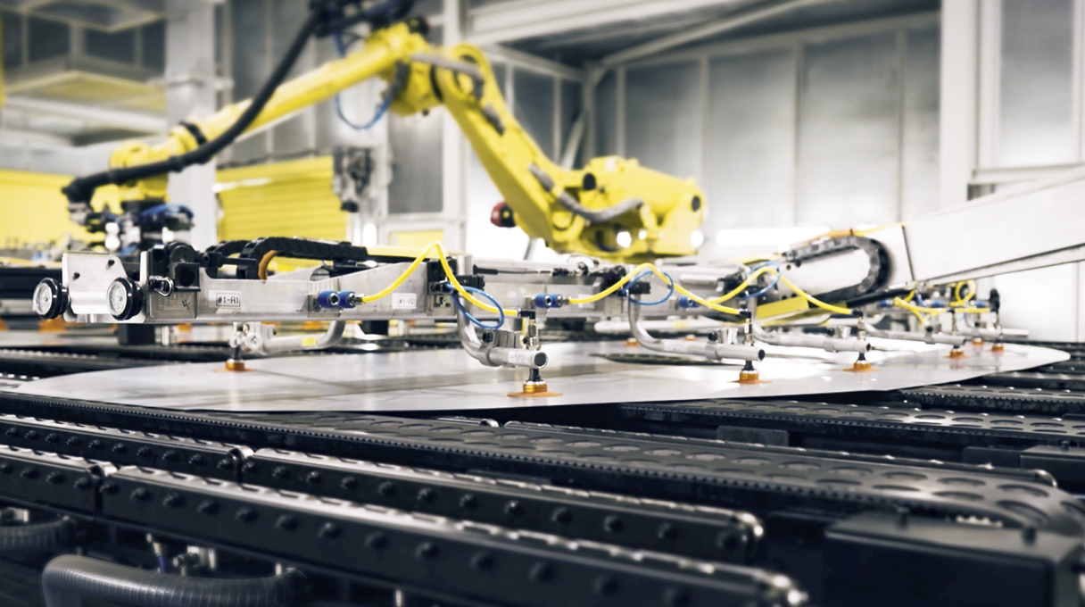 고속 패널 이송장치