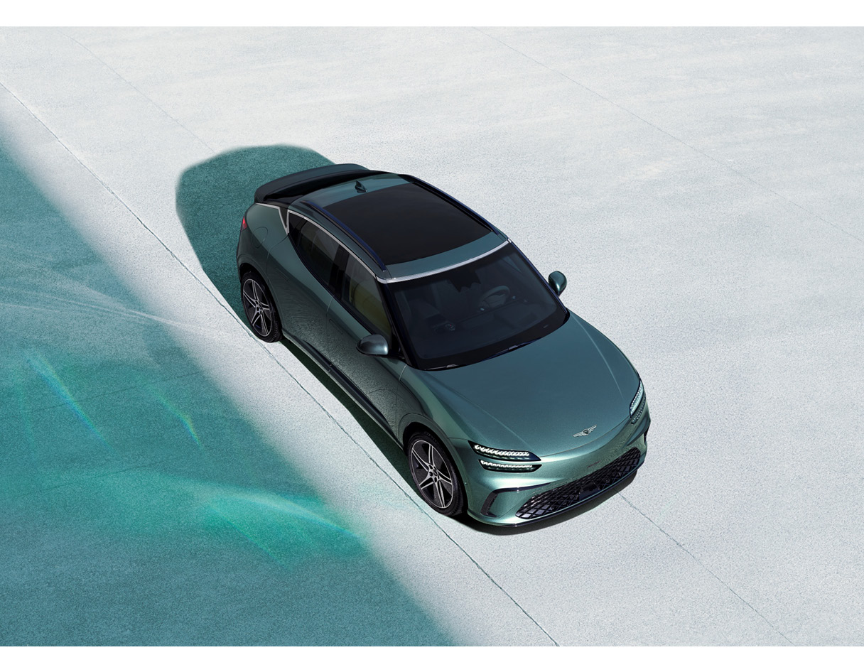 GV60 전측면 모습