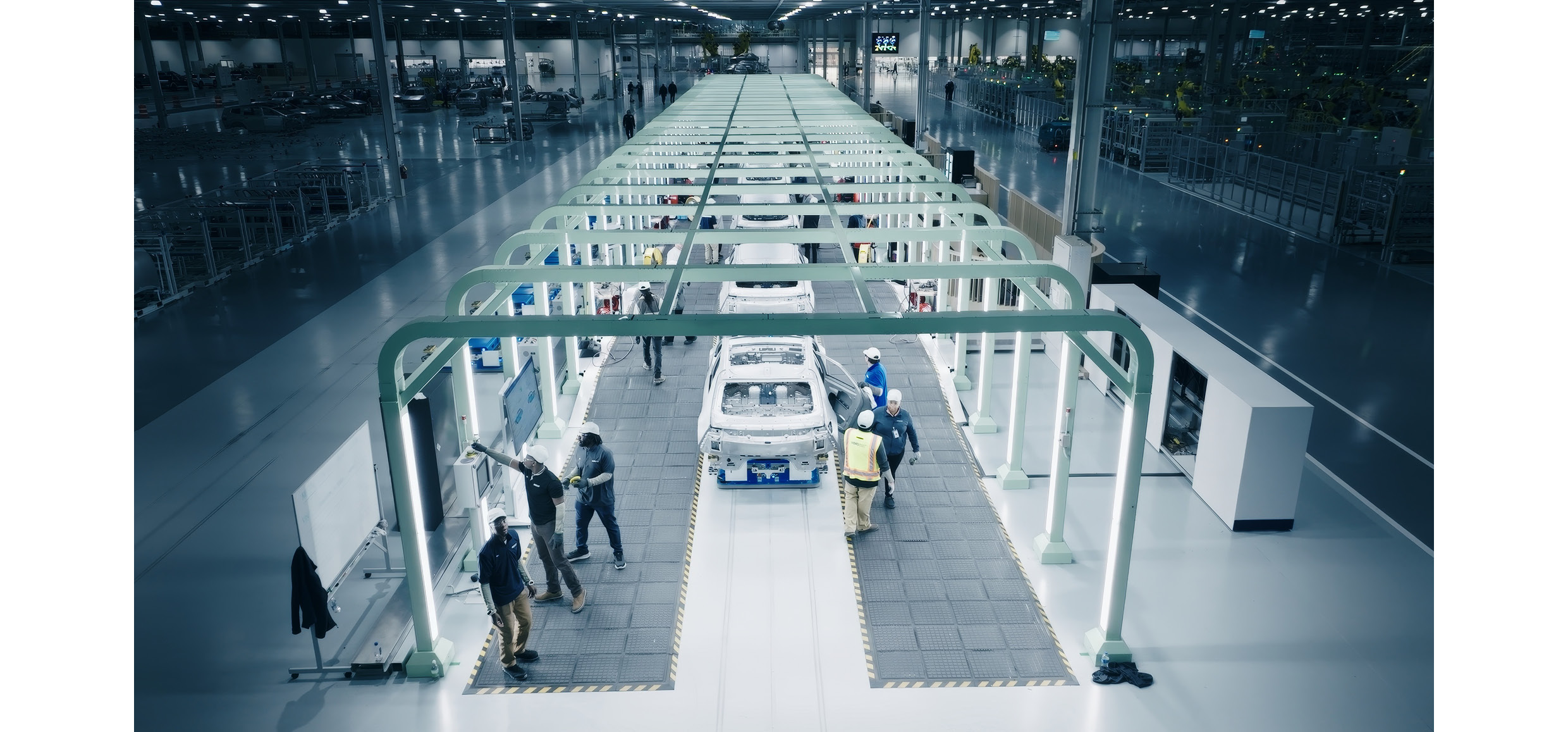 Production line of HMGMA