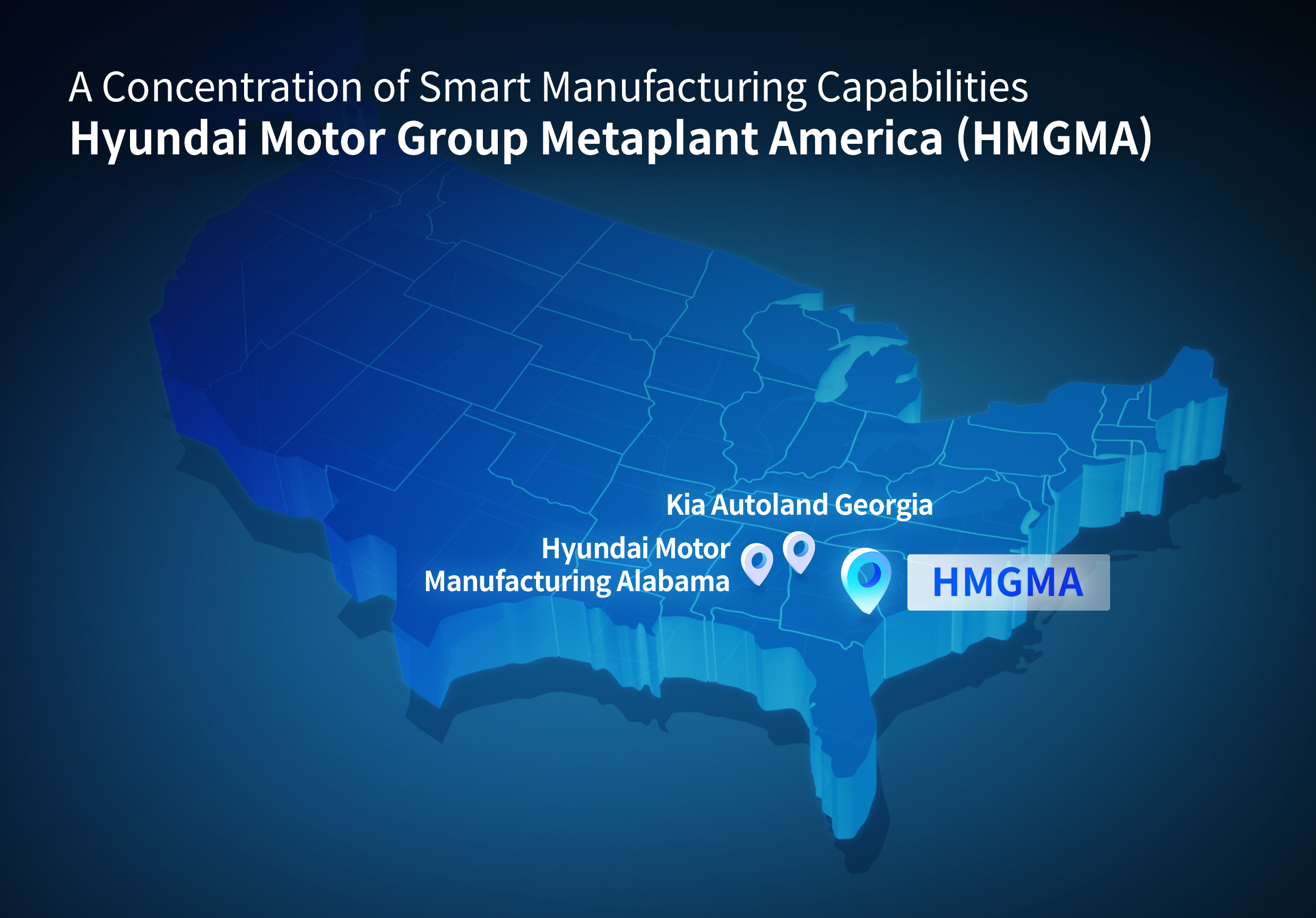 Infographic Explains Location Of Hyundai Motor Group's 3 Factories In U.S