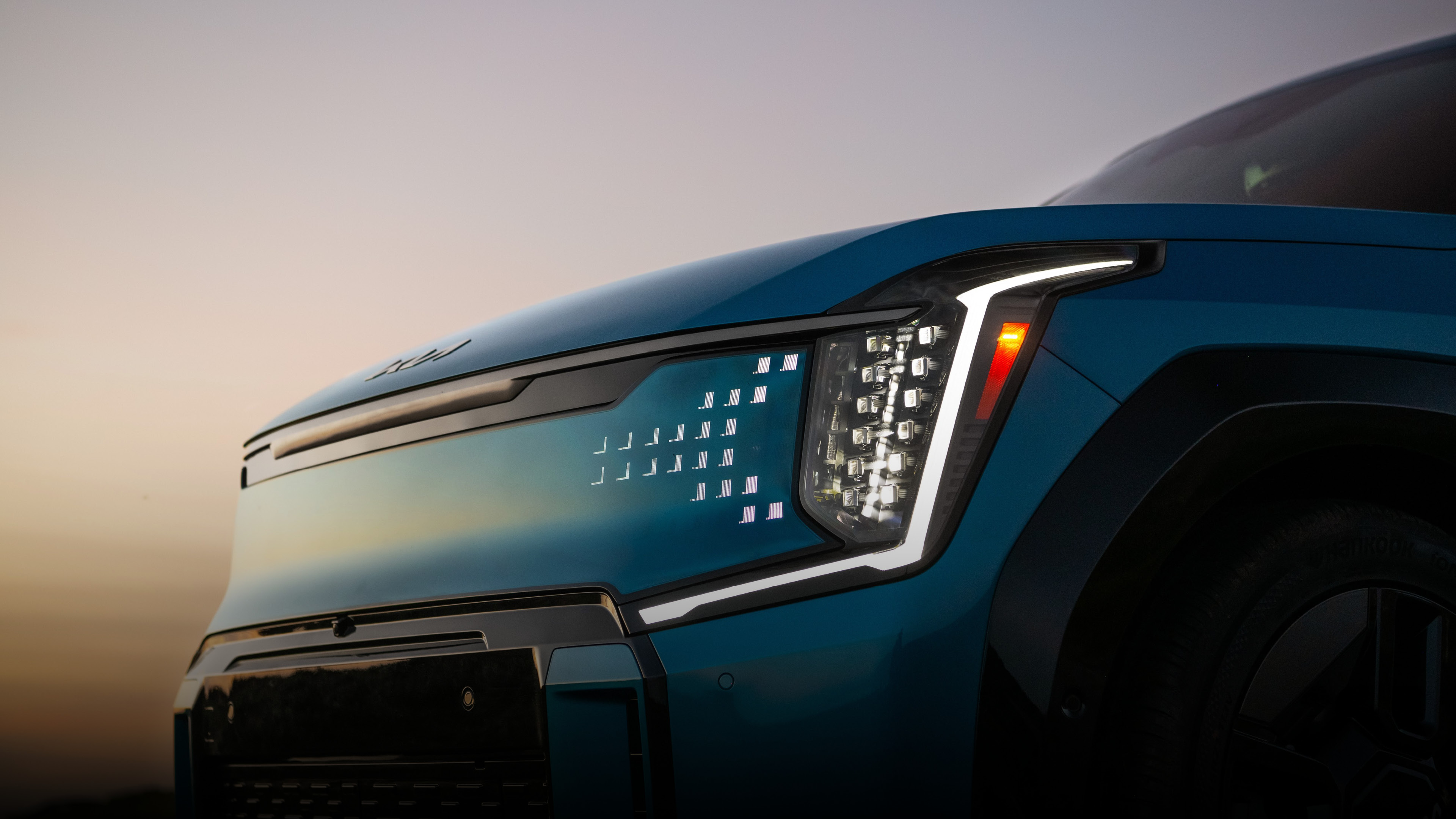 기아 EV9 전면부