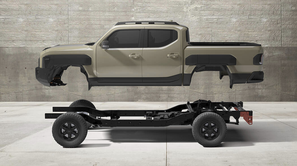 타스만의 차체와 프레임