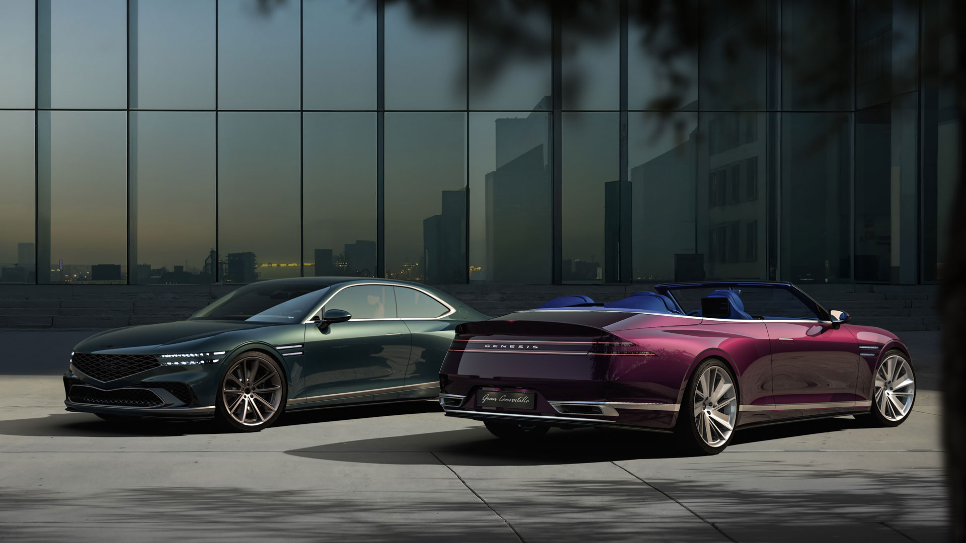 (왼쪽부터) 제네시스 엑스 그란 쿠페 엑스 그란 컨버터블 (2)