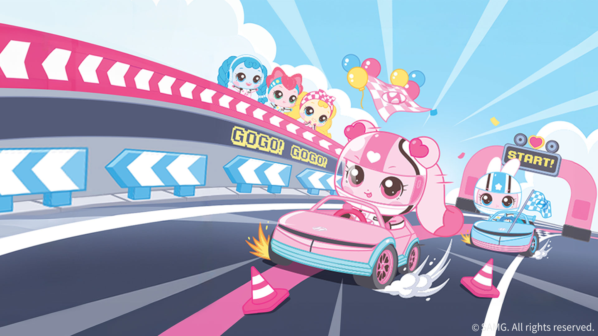 현대자동차 x 티니핑 메인 이미지 2종