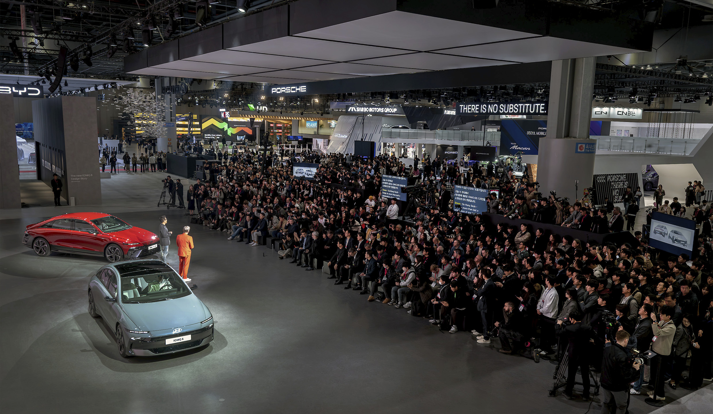 서울모빌리티쇼의 현대차 부스