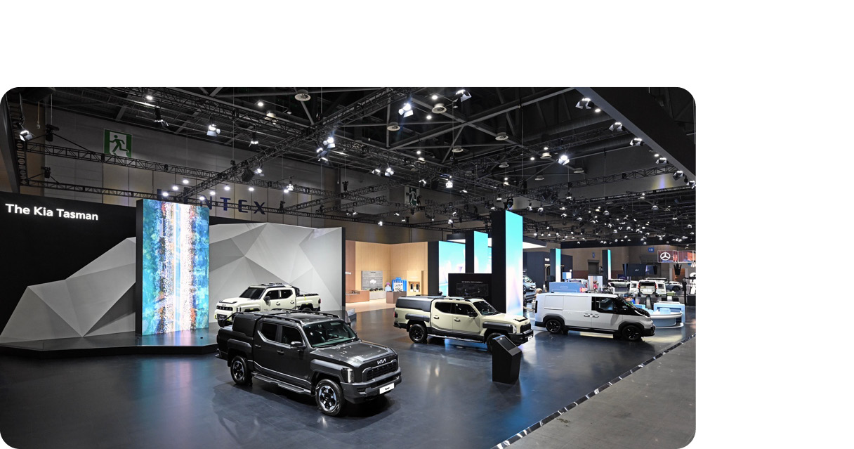 Tasman Zone in Kia Booth