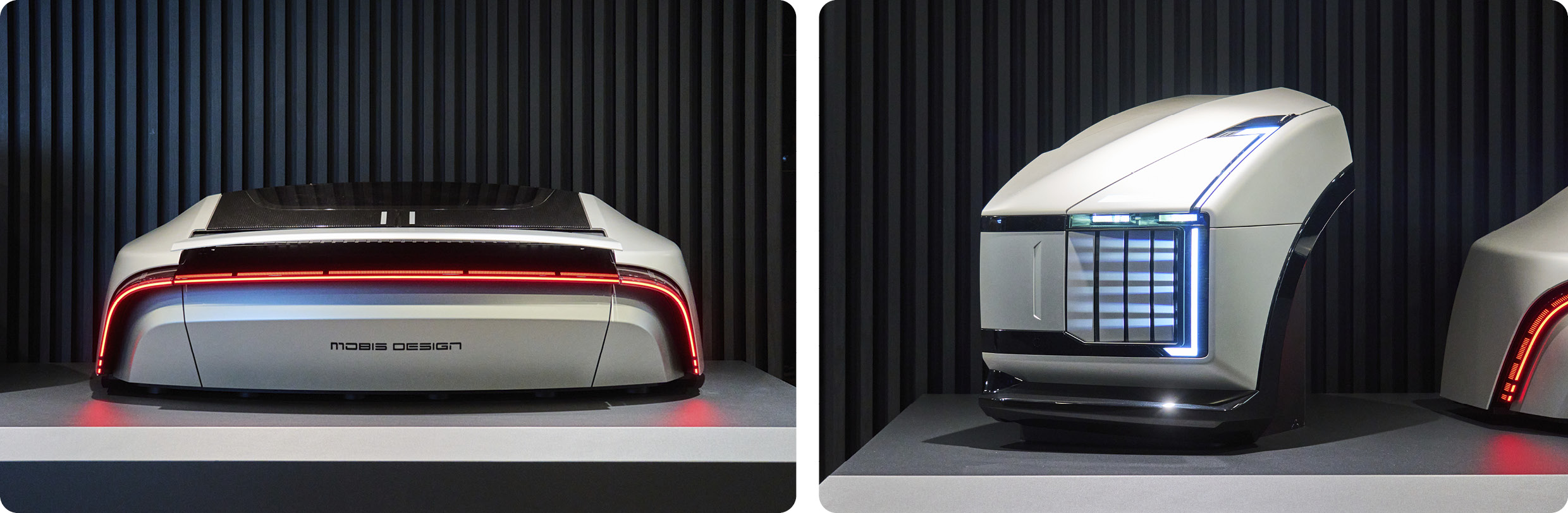 M.Tech 갤러리관에 전시한 라이팅 모듈