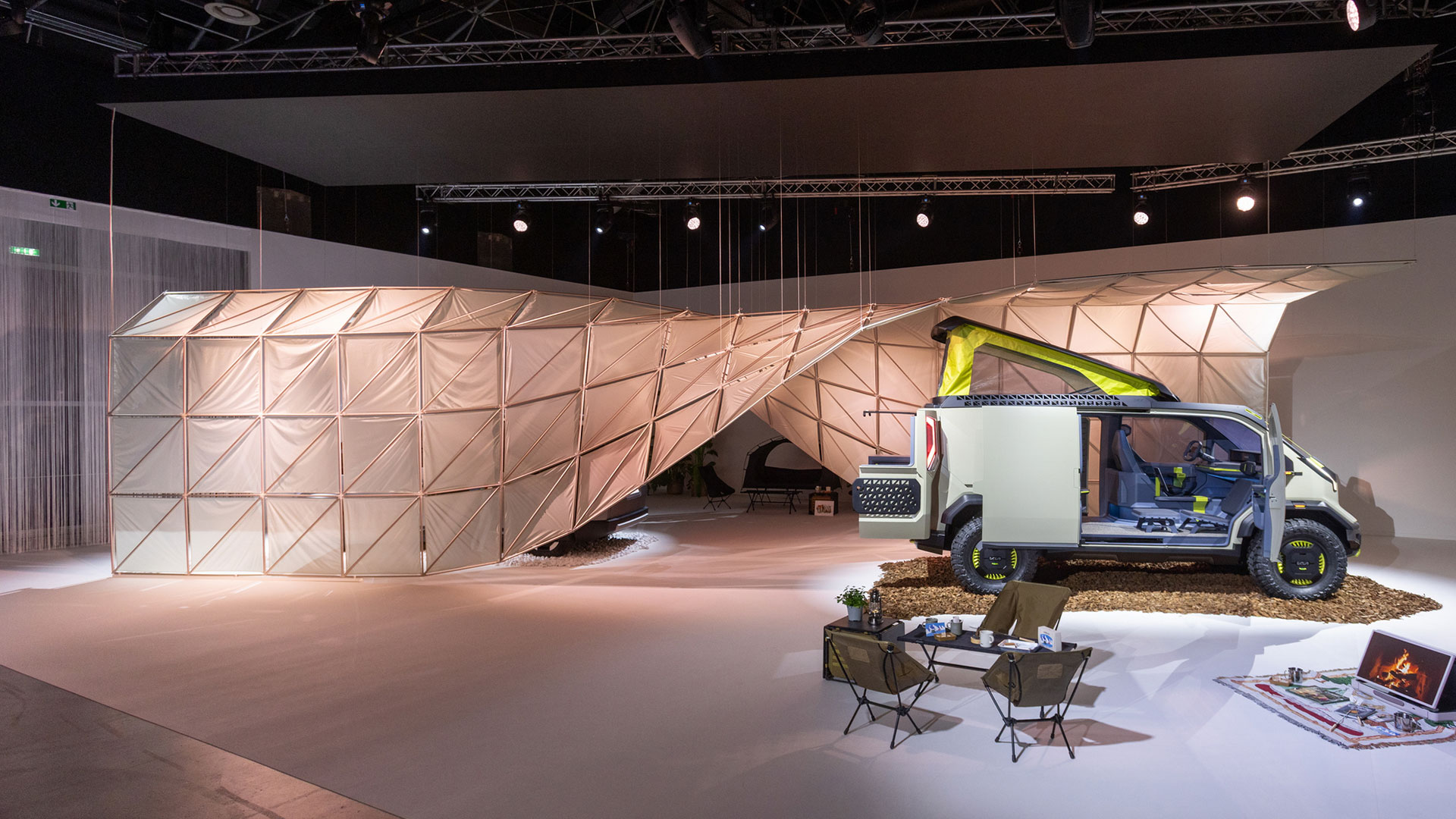 Kia ‘Transcend Journey’ design installation showcases Kia PV5, PV5 WKNDR and Concept EV2 at Milan Design Week 2025