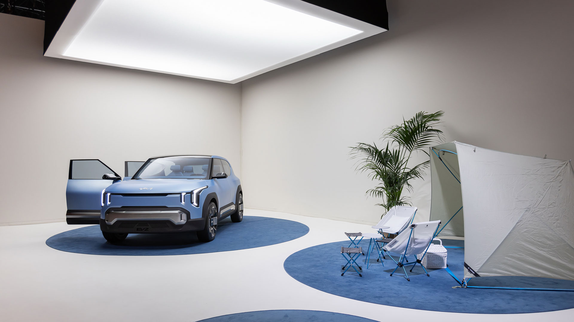Kia ‘Transcend Journey’ design installation showcases Kia PV5, PV5 WKNDR and Concept EV2 at Milan Design Week 2025