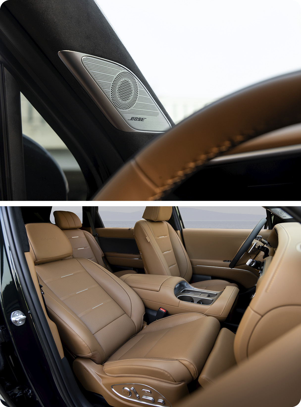 팰리세이드 하이브리드 시트와 스피커