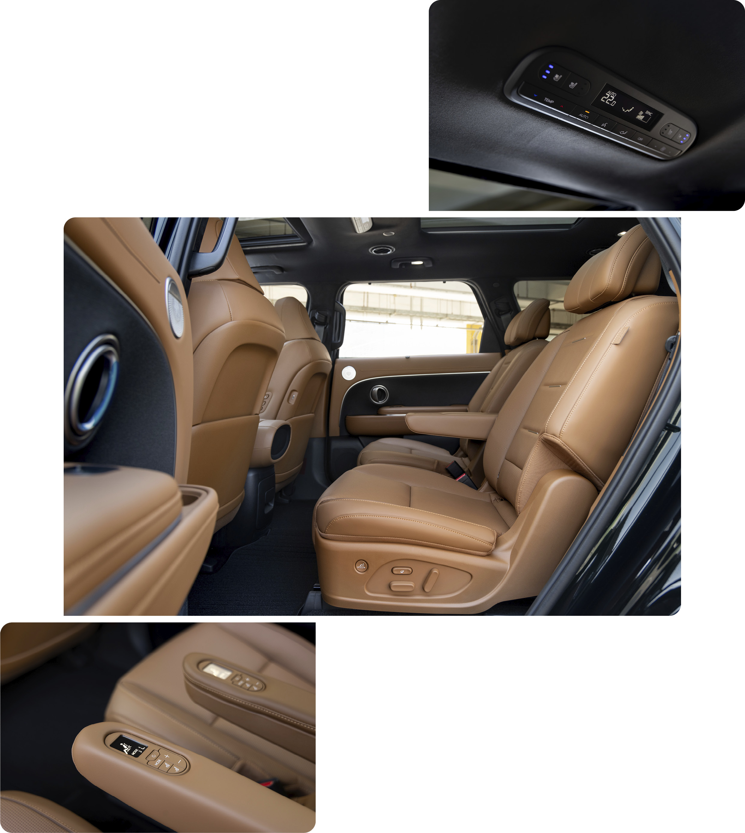 팰리세이드 하이브리드 2열 공간