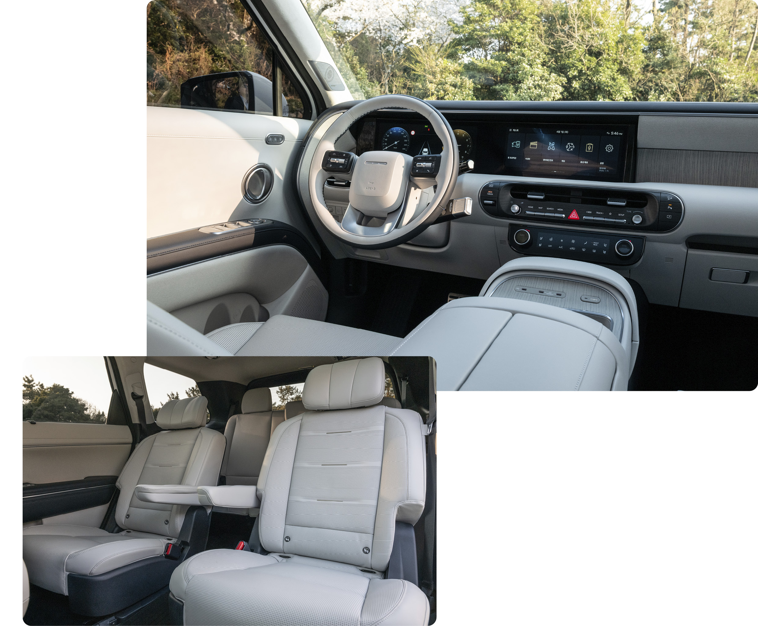 팰리세이드의 실내 모습