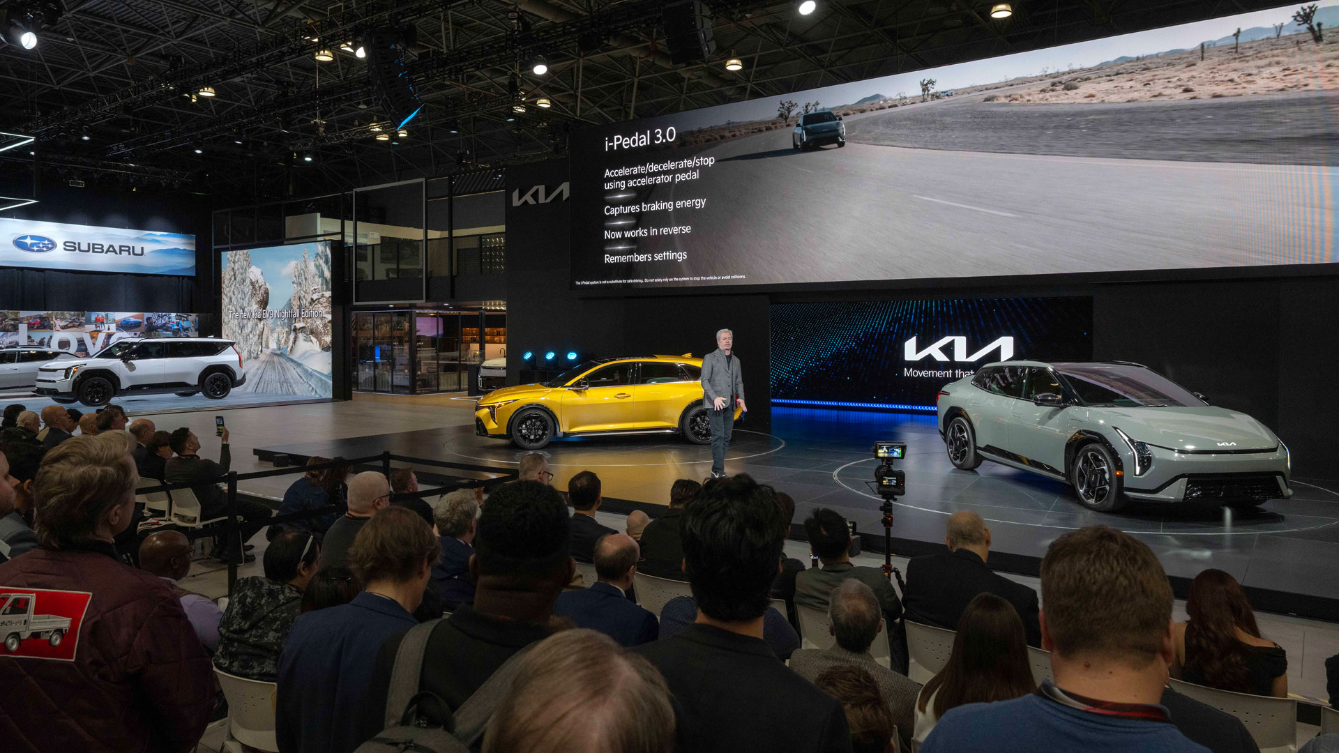 2025 뉴욕 국제 오토쇼 기아관 보도발표회 모습
