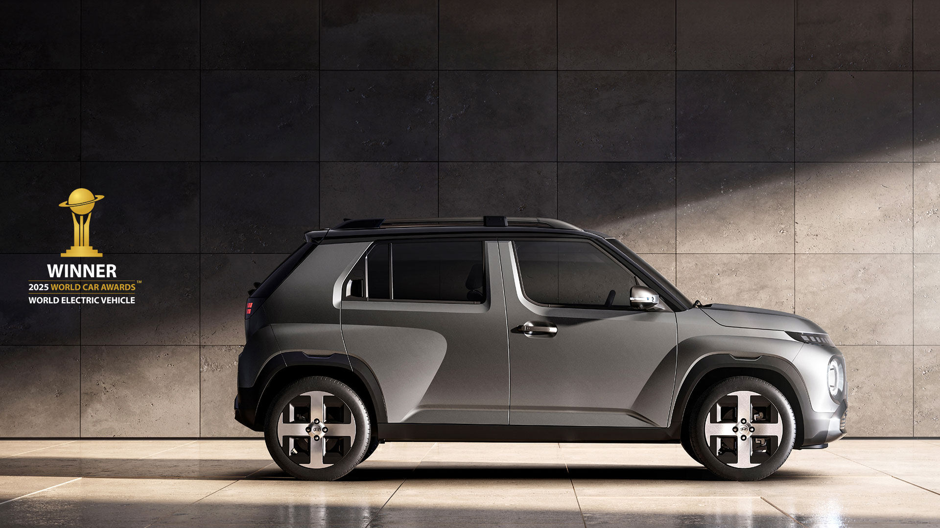 Hyundai INSTER Hailed as 2025 World Electric Vehicle