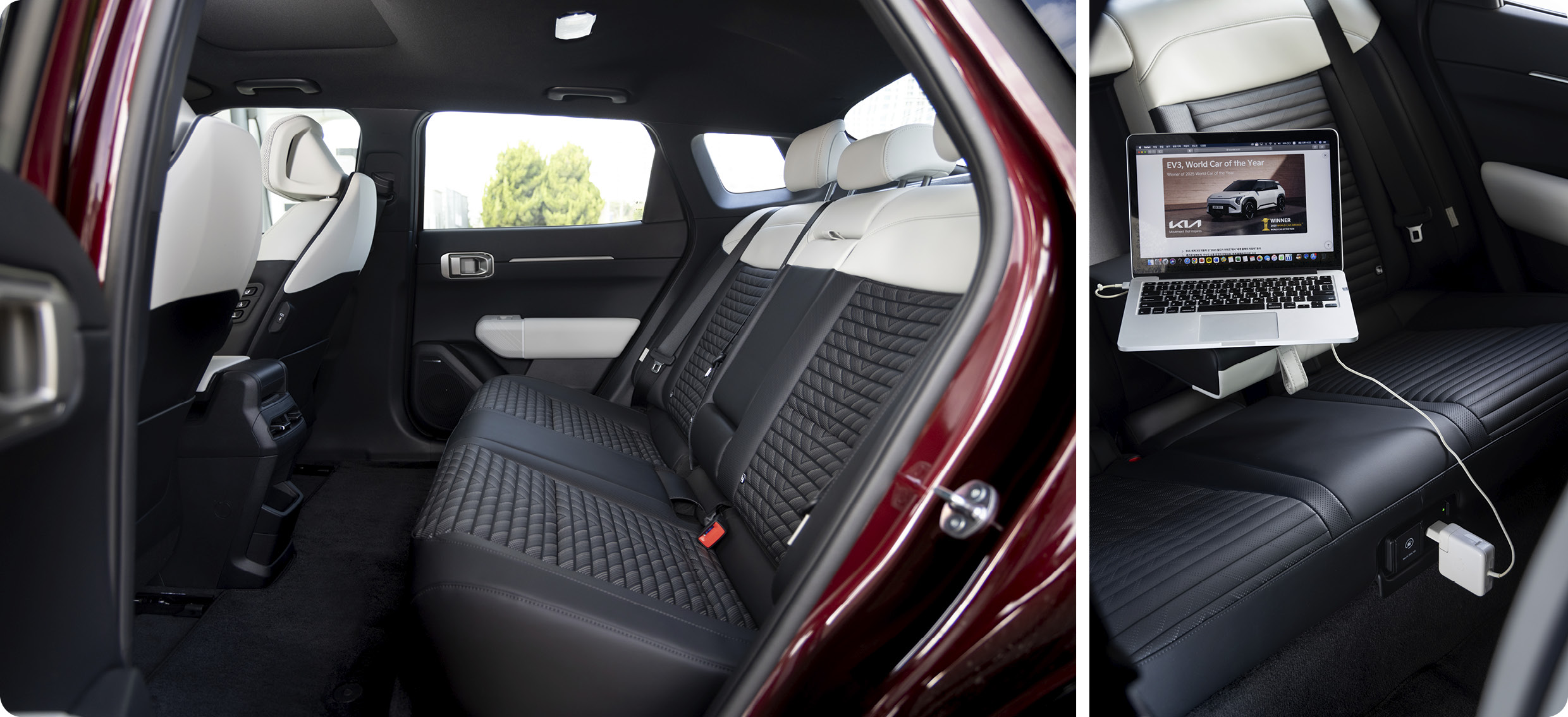 EV4 2열 시트 모습