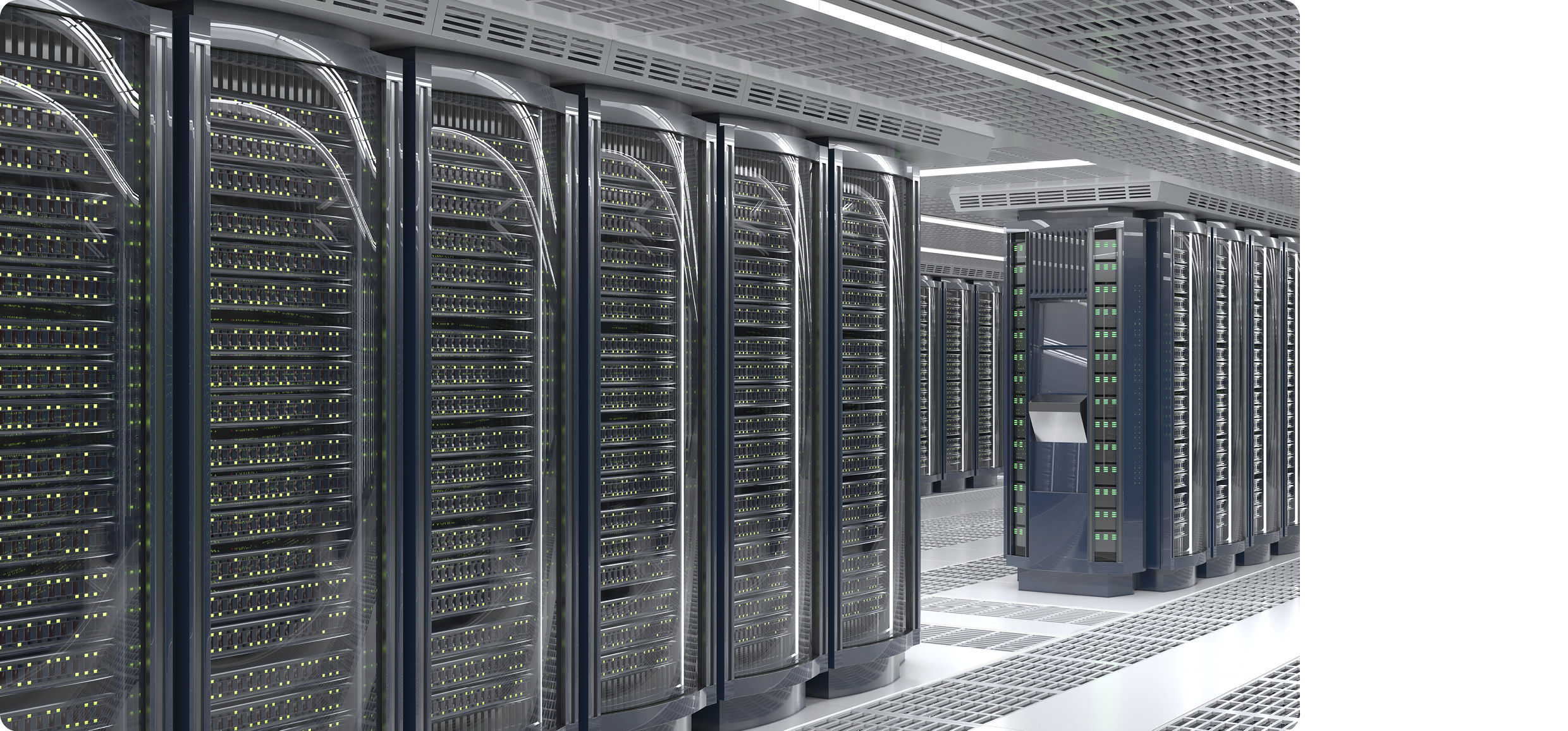데이터센터 내부의 모습