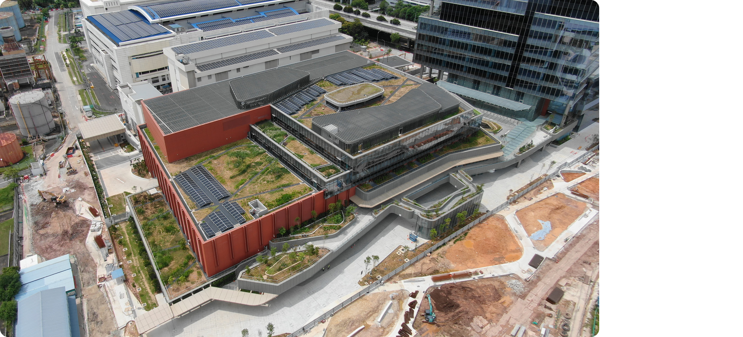 현대건설이 시공한 싱가포르의 지하 4층 규모의 라브라도 지하변전소